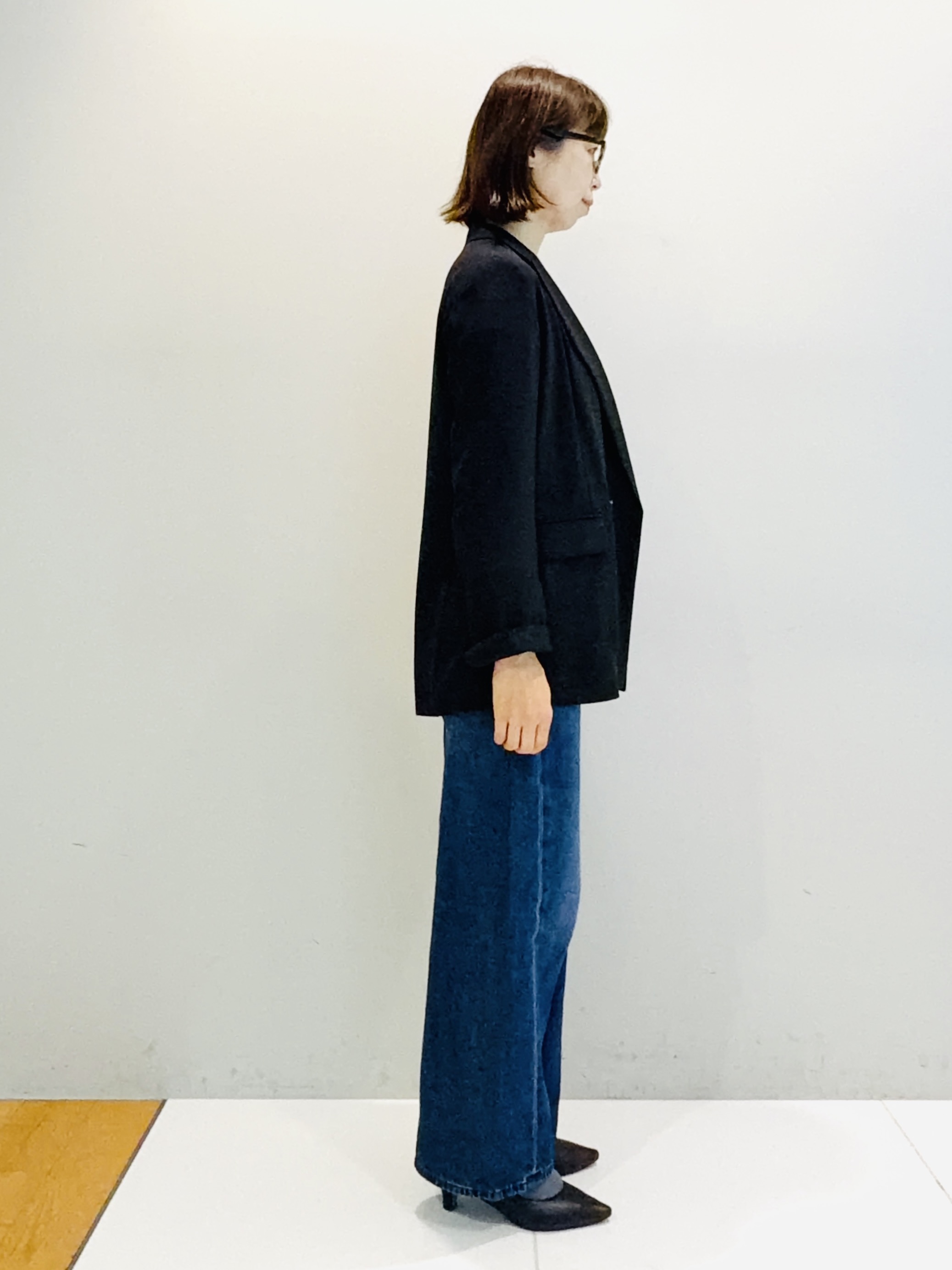 murayamaさんの「INDIVI｜【初秋/UVケア/着る日傘】ダブルジャケット」を使ったコーディネート