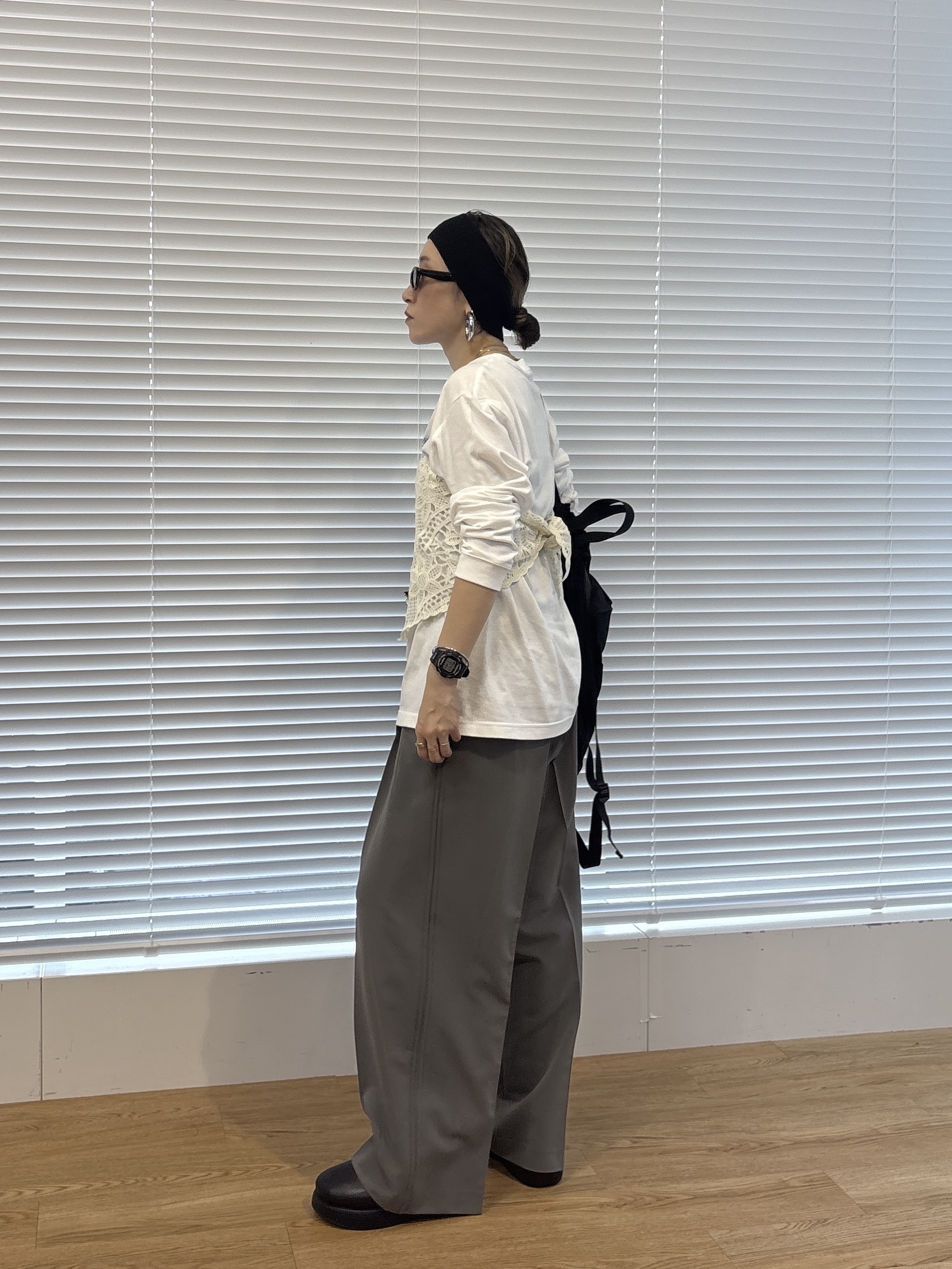 kotakiさんの「INDIVI｜ワンポイントロゴロンT【LIVE紹介／上枝みどりさん着用】」を使ったコーディネート
