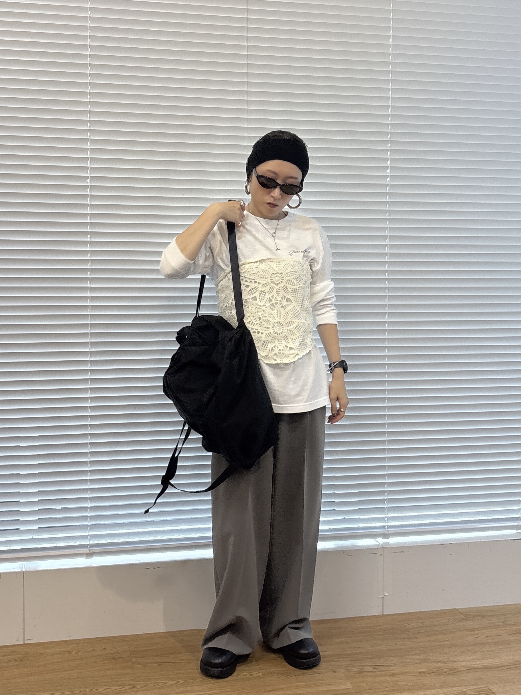 kotakiさんの「INDIVI｜ワンポイントロゴロンT【LIVE紹介／上枝みどりさん着用】」を使ったコーディネート