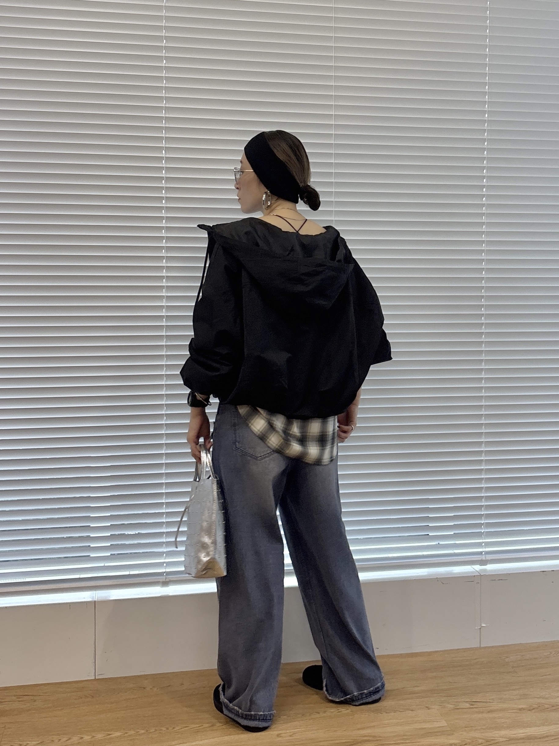 kotakiさんの「INDIVI｜ツイルフーディブルゾン」を使ったコーディネート
