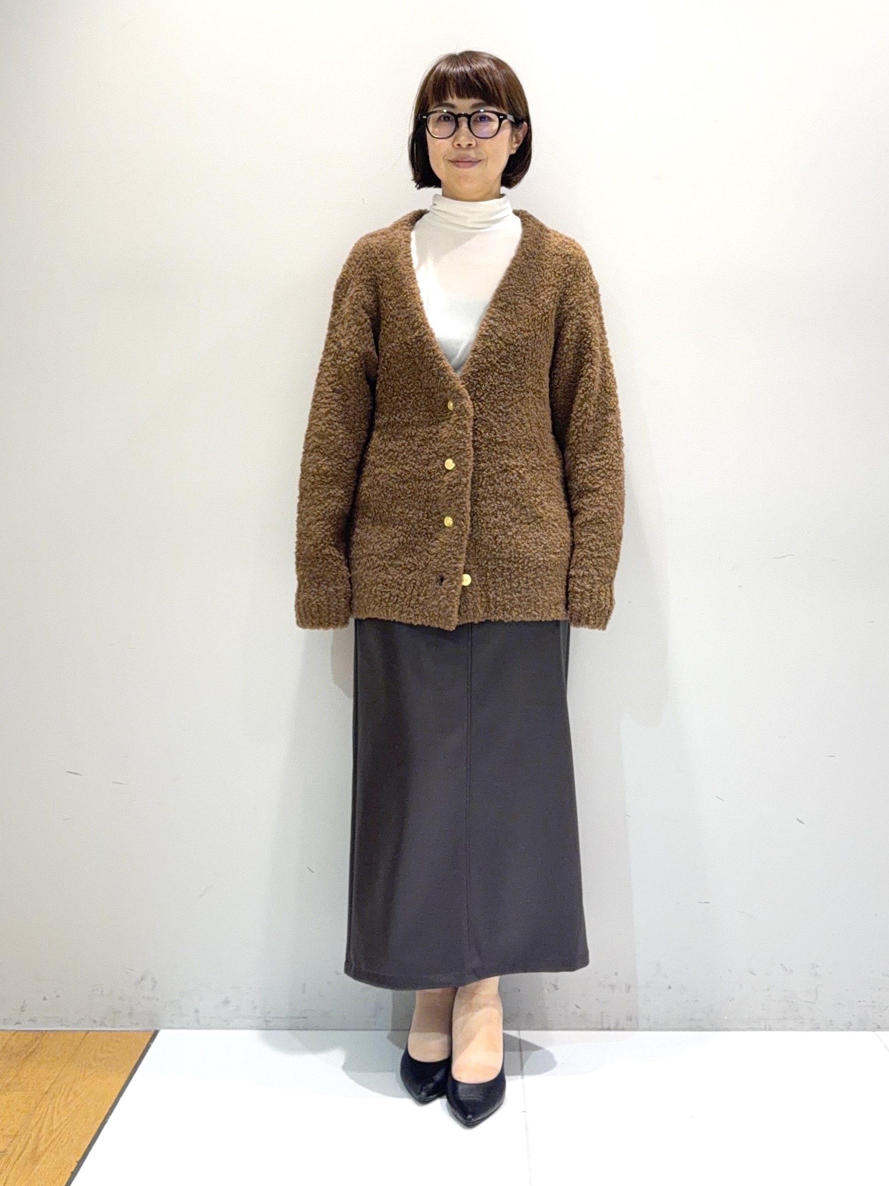 murayamaさんの「INDIVI｜【レイヤード／袖口シアー／日本製】ベロアジャージトップス」を使ったコーディネート