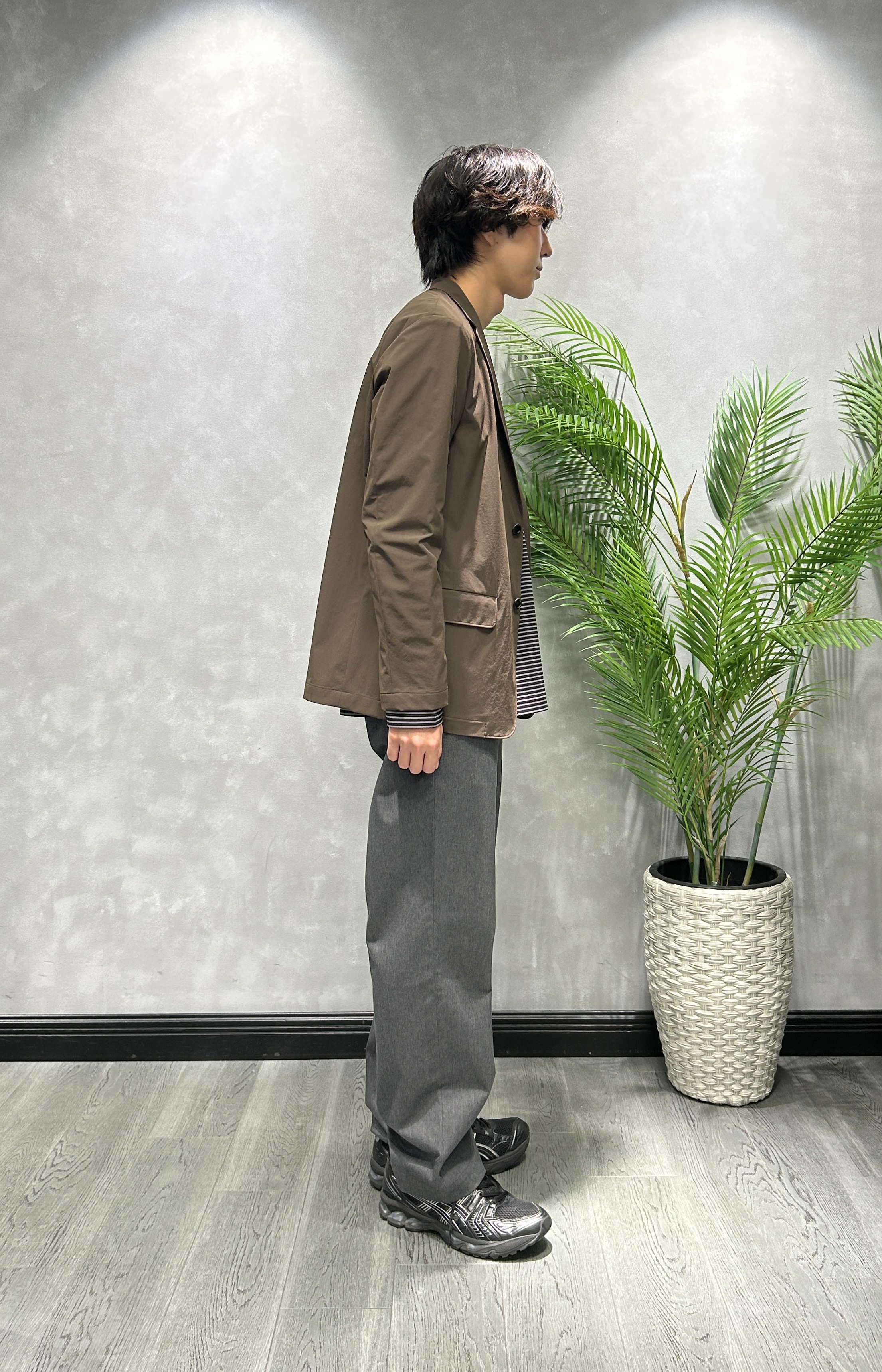 ruiさんの「TAKEO KIKUCHI｜3Dナイロンストレッチ ジャケット」を使ったコーディネート