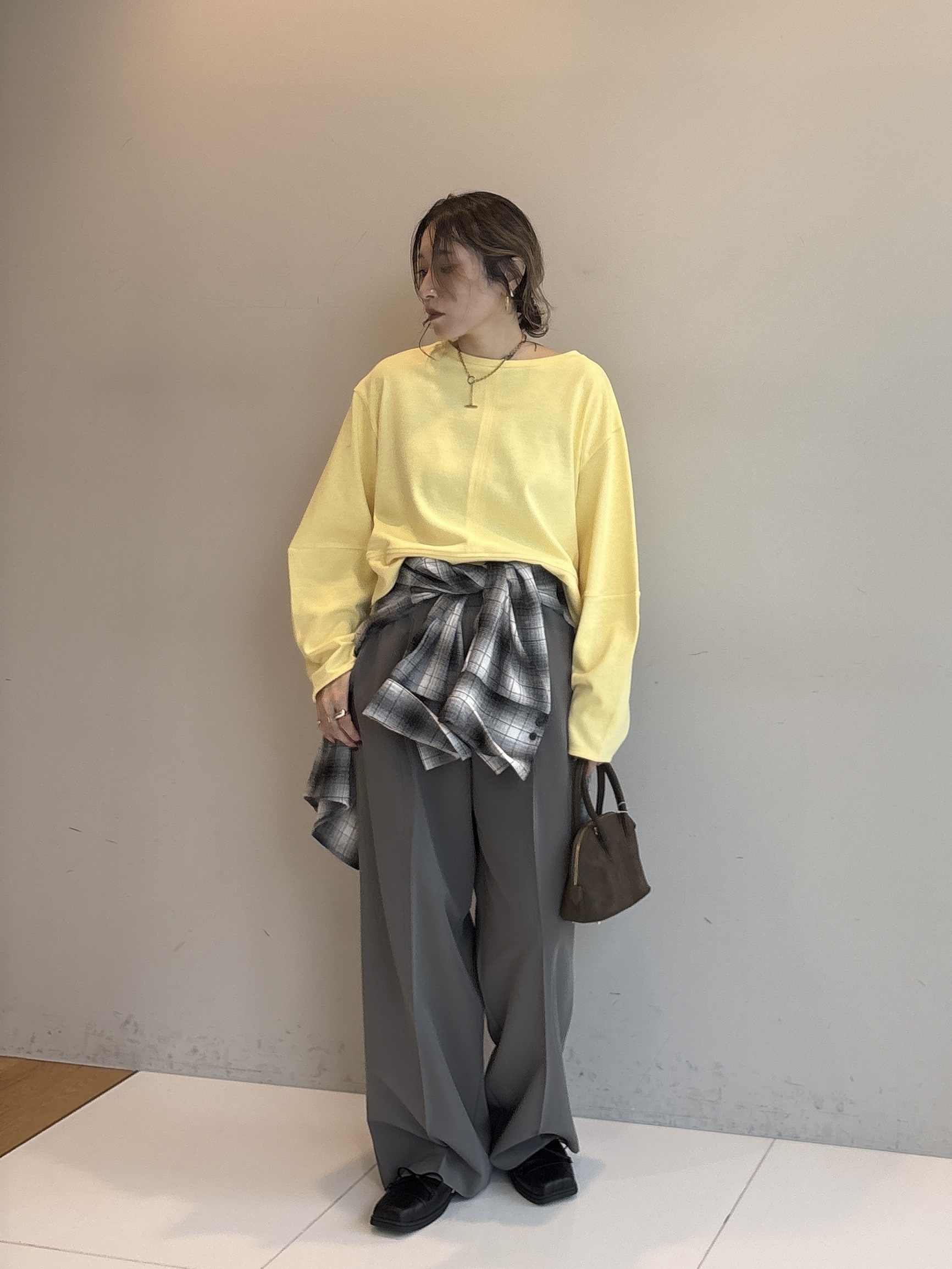 kotakiさんの「INDIVI｜ロングスリーブフォルムカットソー【洗える】」を使ったコーディネート