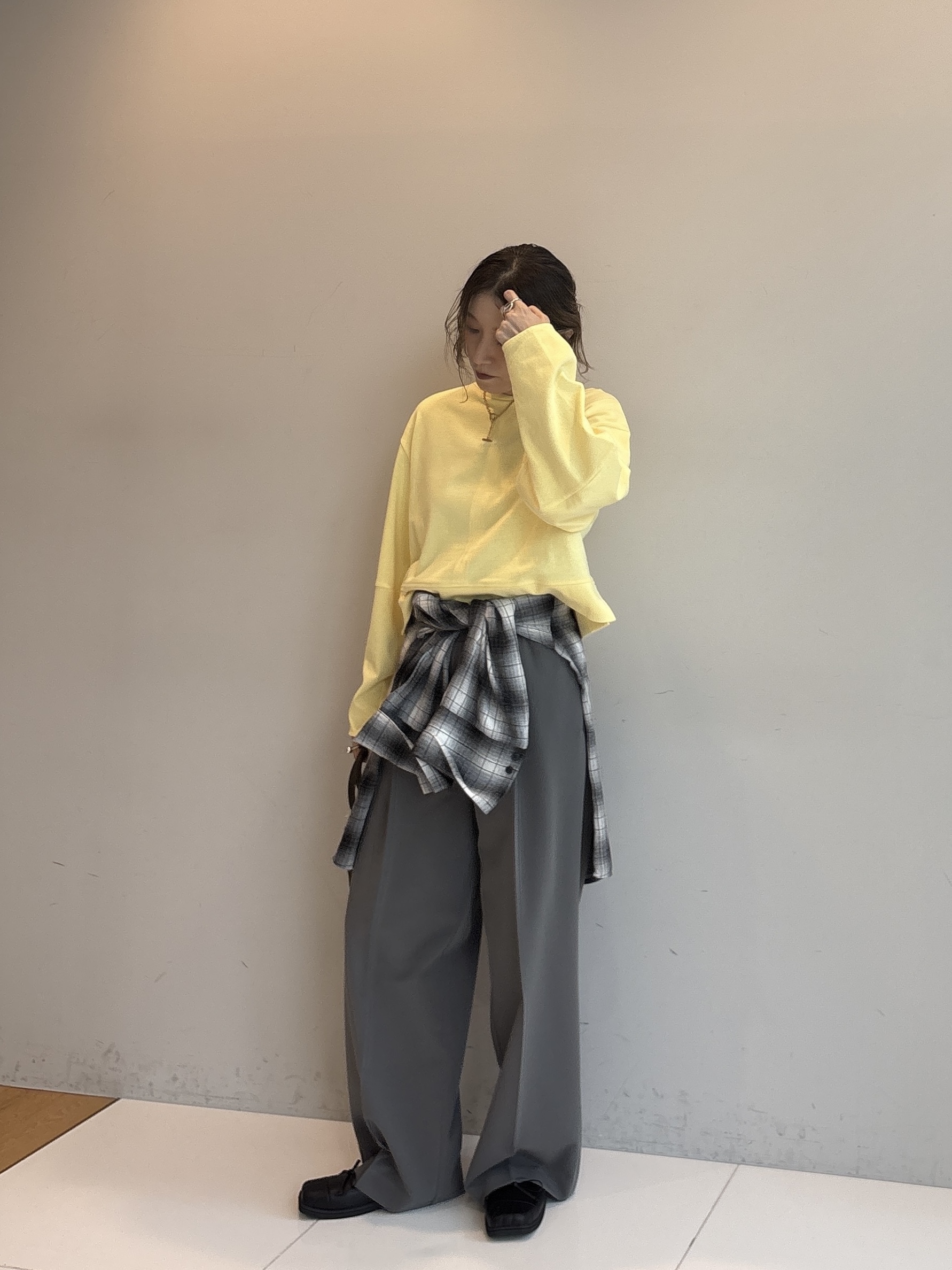 kotakiさんの「INDIVI｜ロングスリーブフォルムカットソー【洗える】」を使ったコーディネート