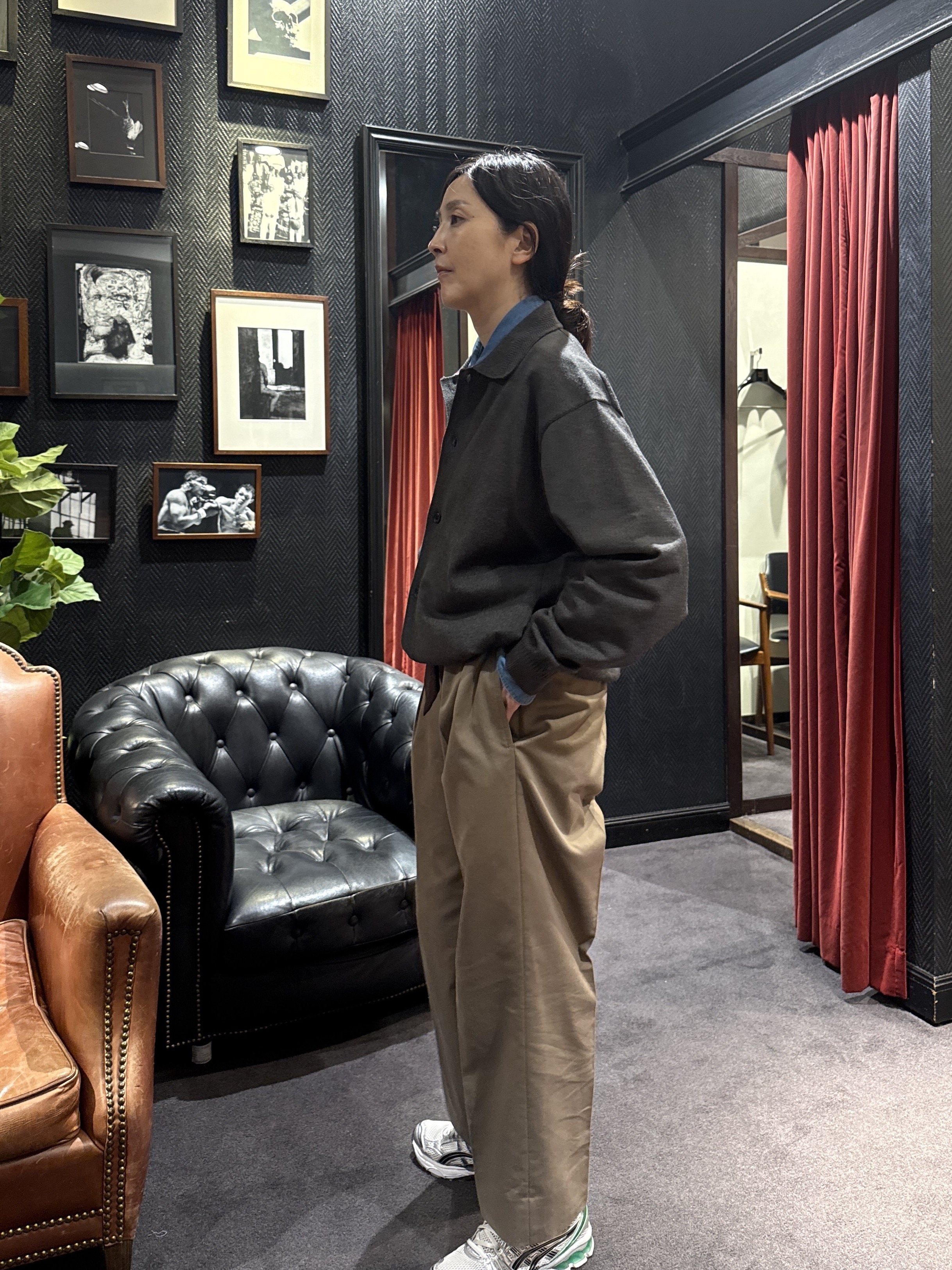 神野（jinno）さんの「TAKEO KIKUCHI｜ニット シャツ カーディガン」を使ったコーディネート