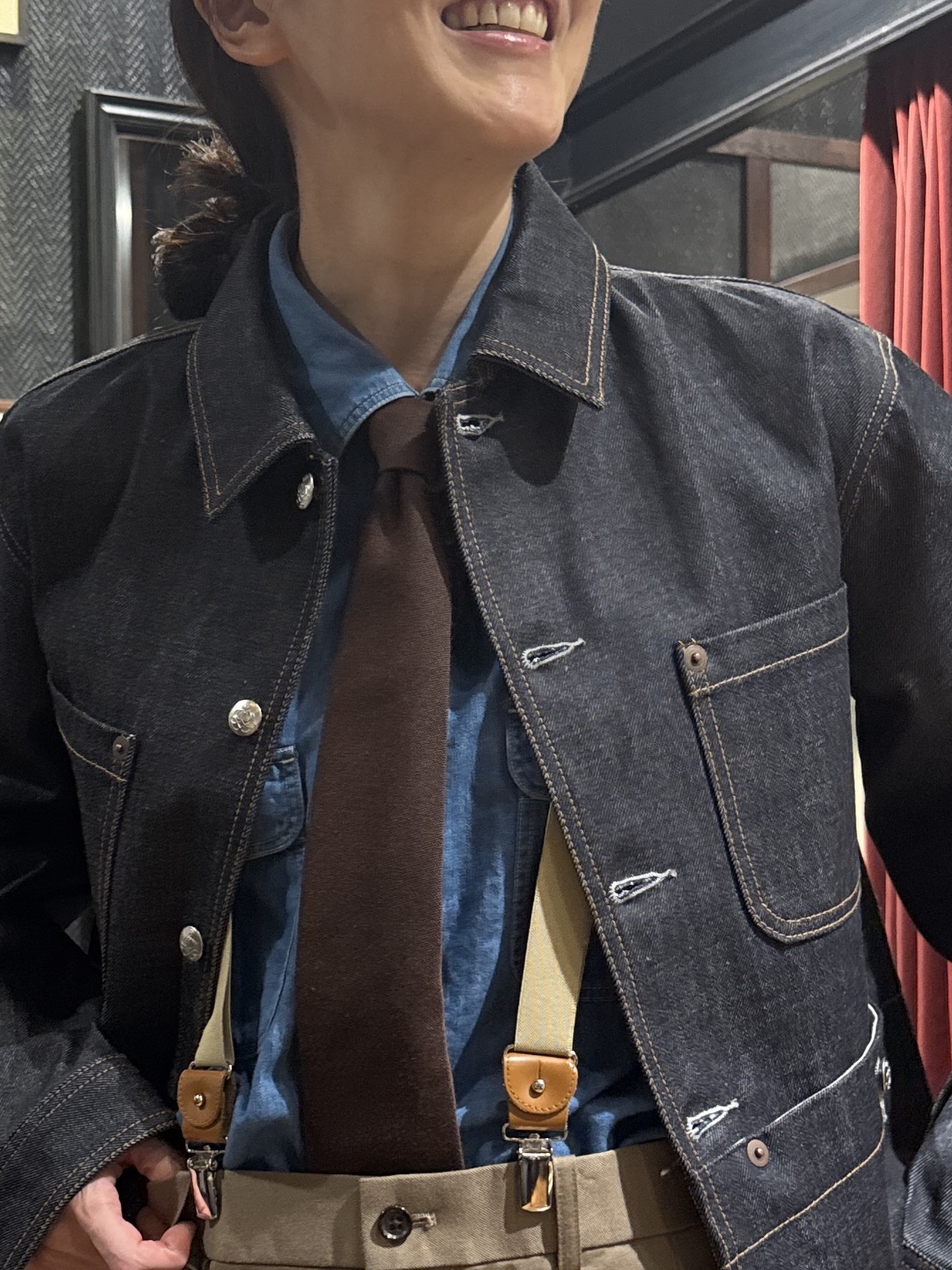 神野（jinno）さんの「TAKEO KIKUCHI｜【525DENIM】14ozデニム カバーオール」を使ったコーディネート