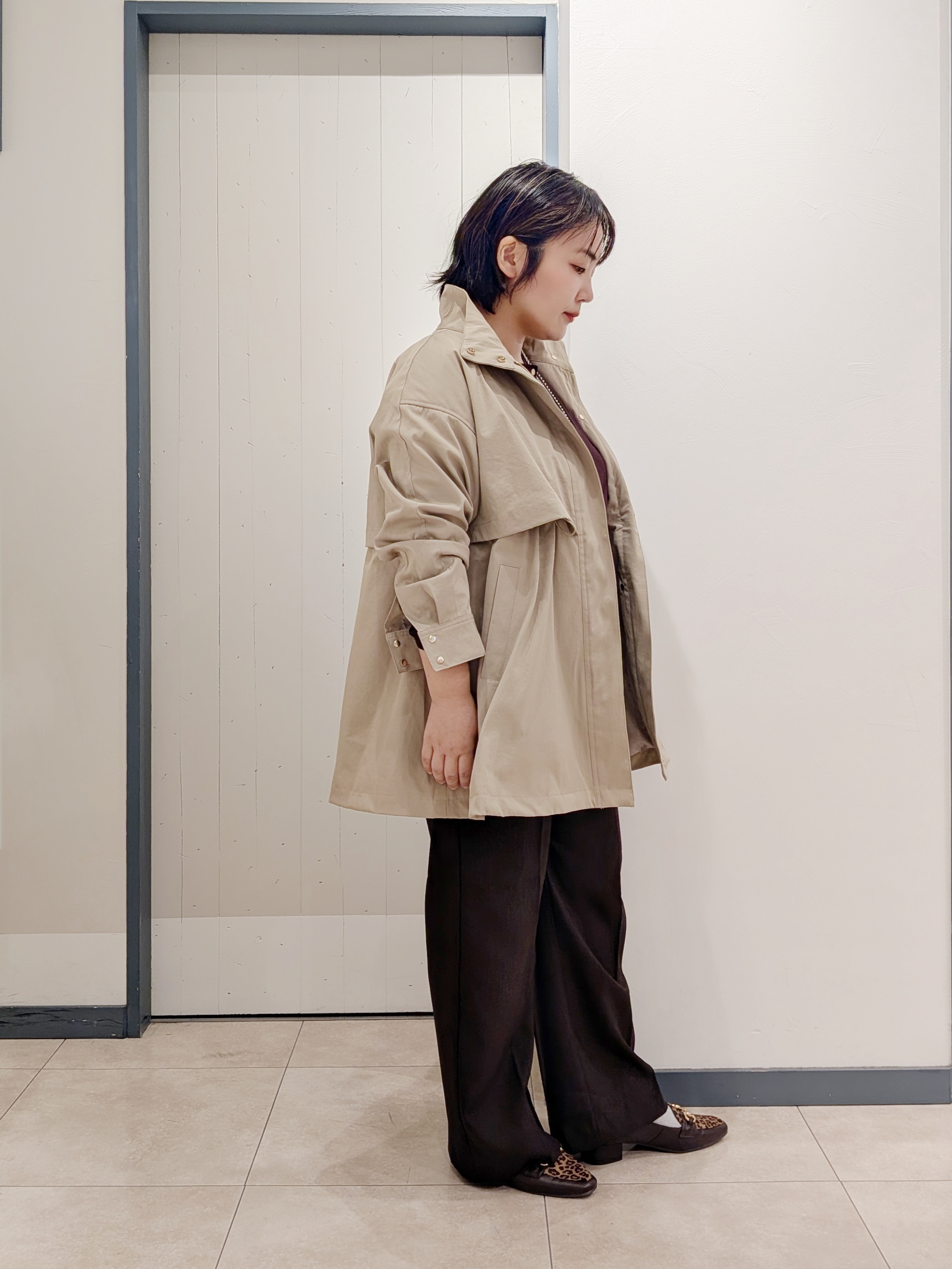 yukikaさんの「grove｜【前後2WAY】さりげなく、上品にきらめく ニットカーディガン」を使ったコーディネート