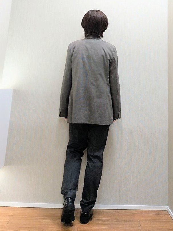 ミズタさんの「UNTITLED｜【セットアップ可/秋羽織り/お仕事スーツ】ウールブレンドダブルジャケット」を使ったコーディネート