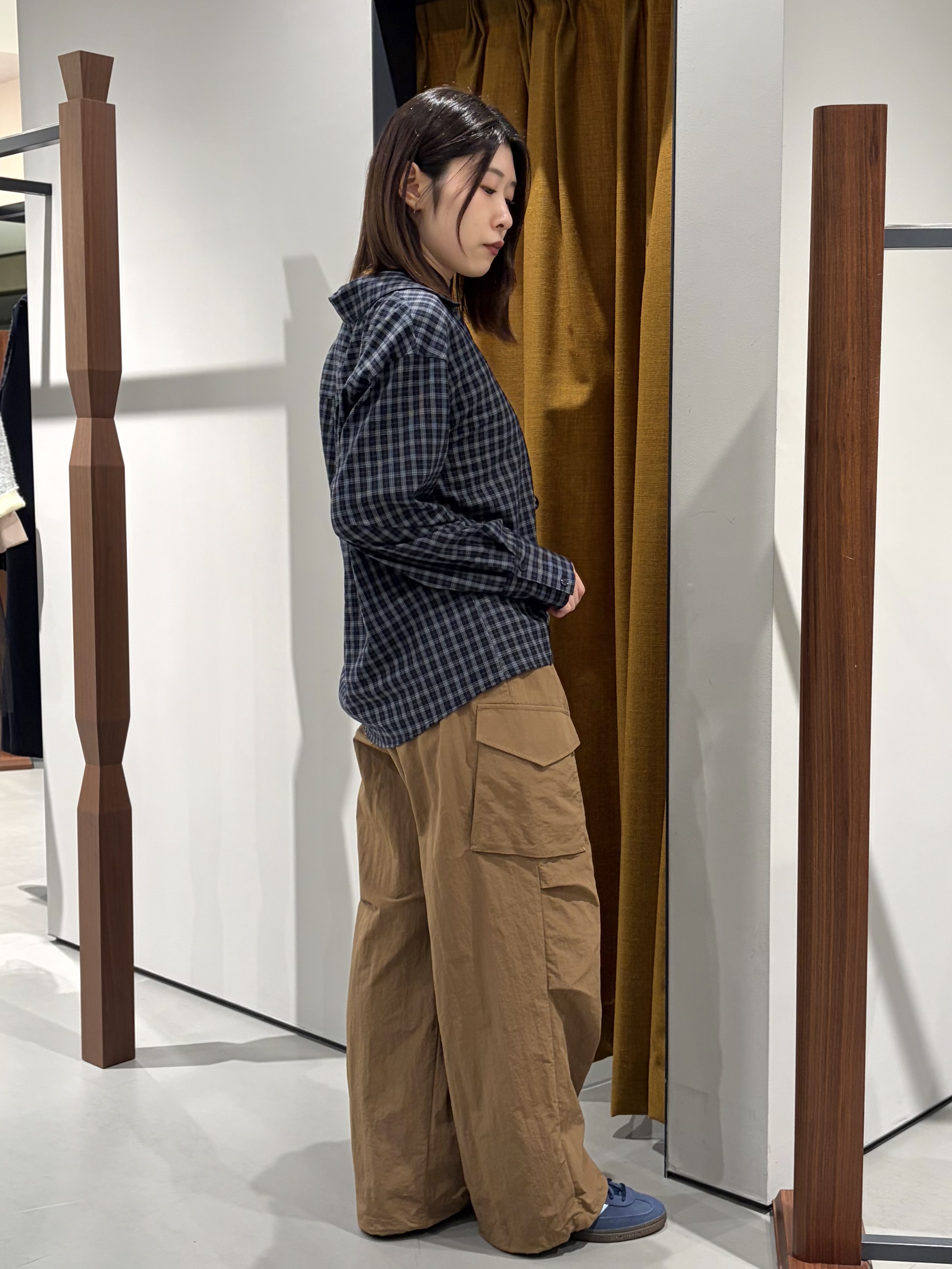 amiさんの「INDIVI｜ラインロングネックレス」を使ったコーディネート