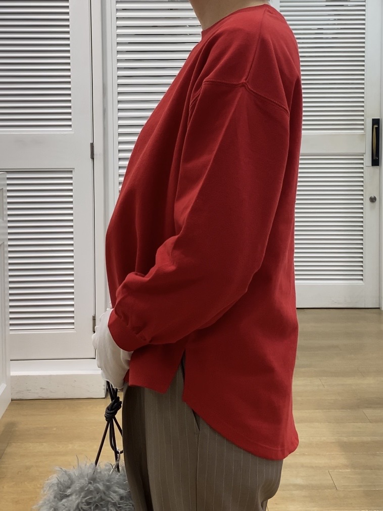 Hamaさんの「Dessin｜【洗える/7色展開/XS-L】バックヘンリーミニ裏毛 長袖」を使ったコーディネート