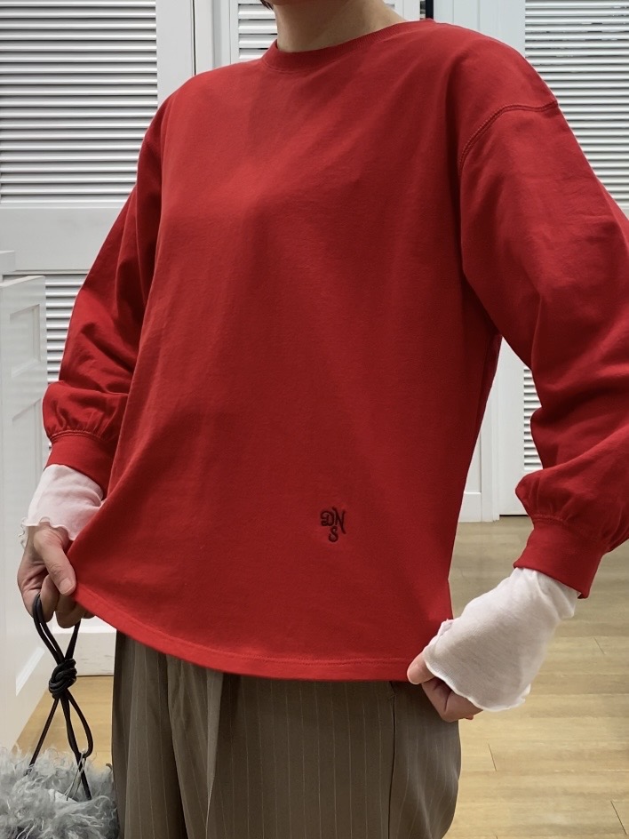 Hamaさんの「Dessin｜【洗える/7色展開/XS-L】バックヘンリーミニ裏毛 長袖」を使ったコーディネート