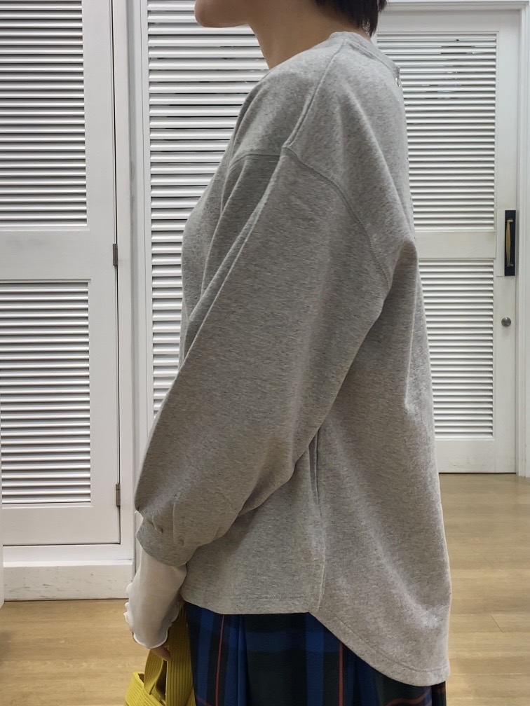 Hamaさんの「Dessin｜【洗える/7色展開/XS-L】バックヘンリーミニ裏毛 長袖」を使ったコーディネート