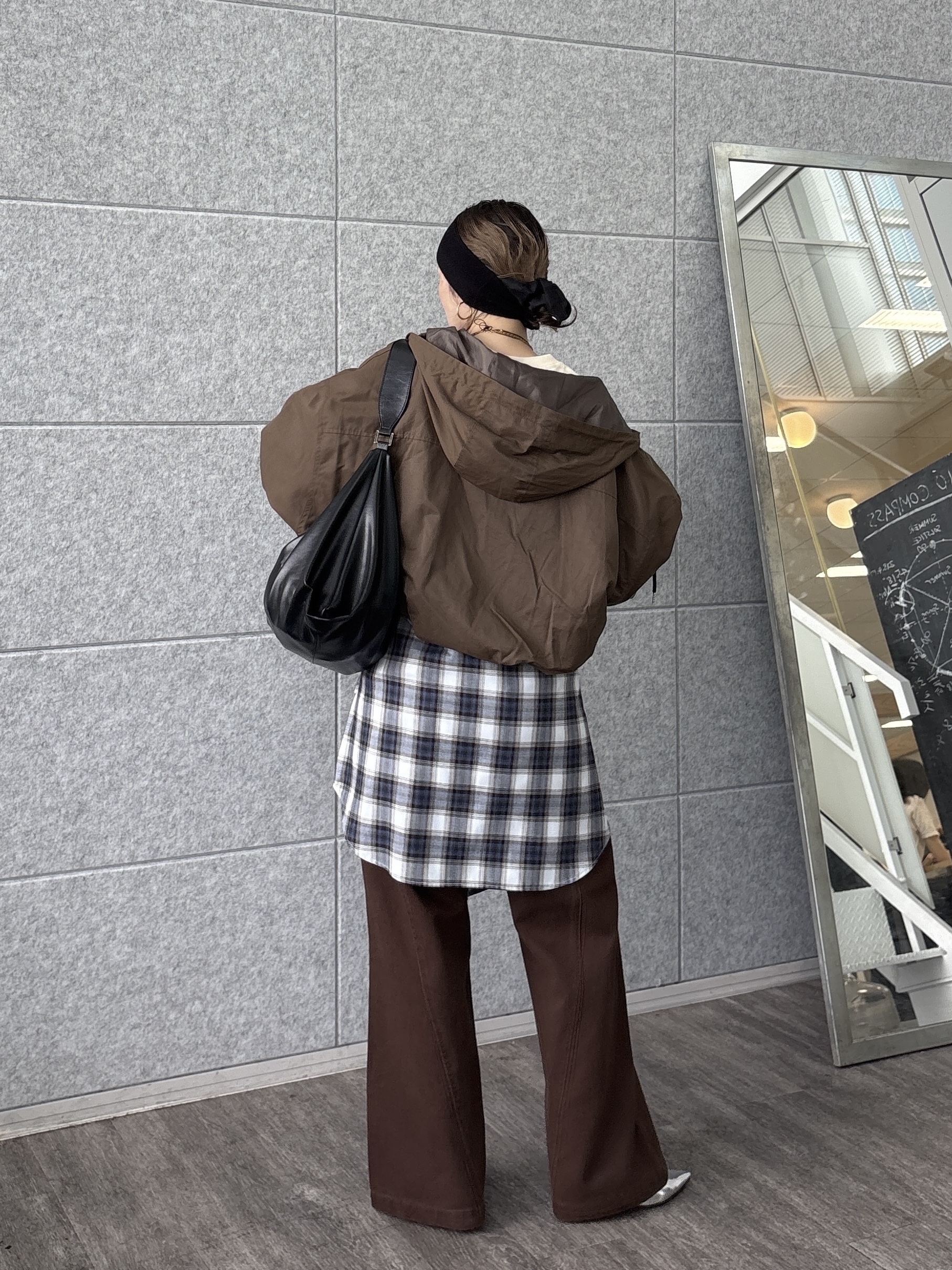 kotakiさんの「INDIVI｜ツイルフーディブルゾン」を使ったコーディネート