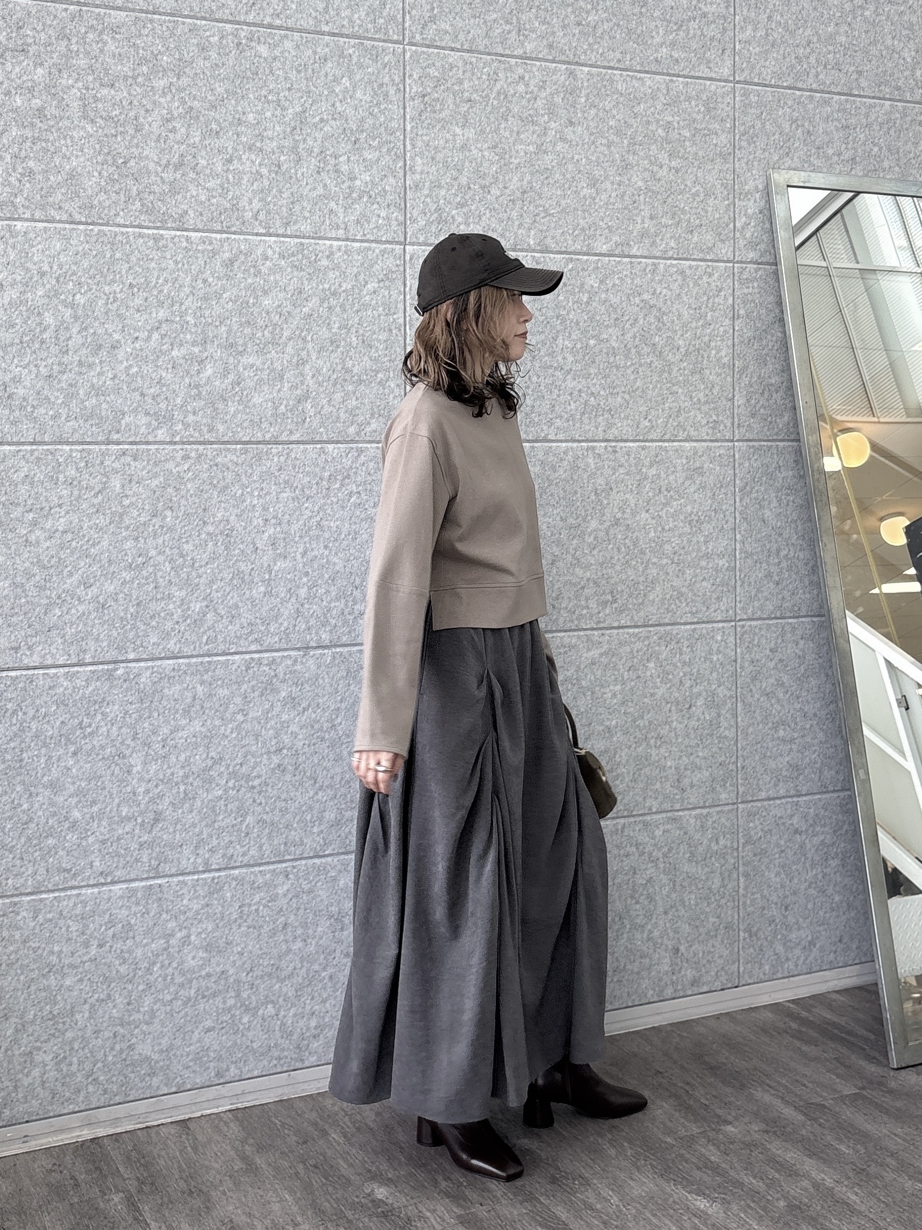 kotakiさんの「INDIVI｜ロングスリーブフォルムカットソー【洗える】」を使ったコーディネート