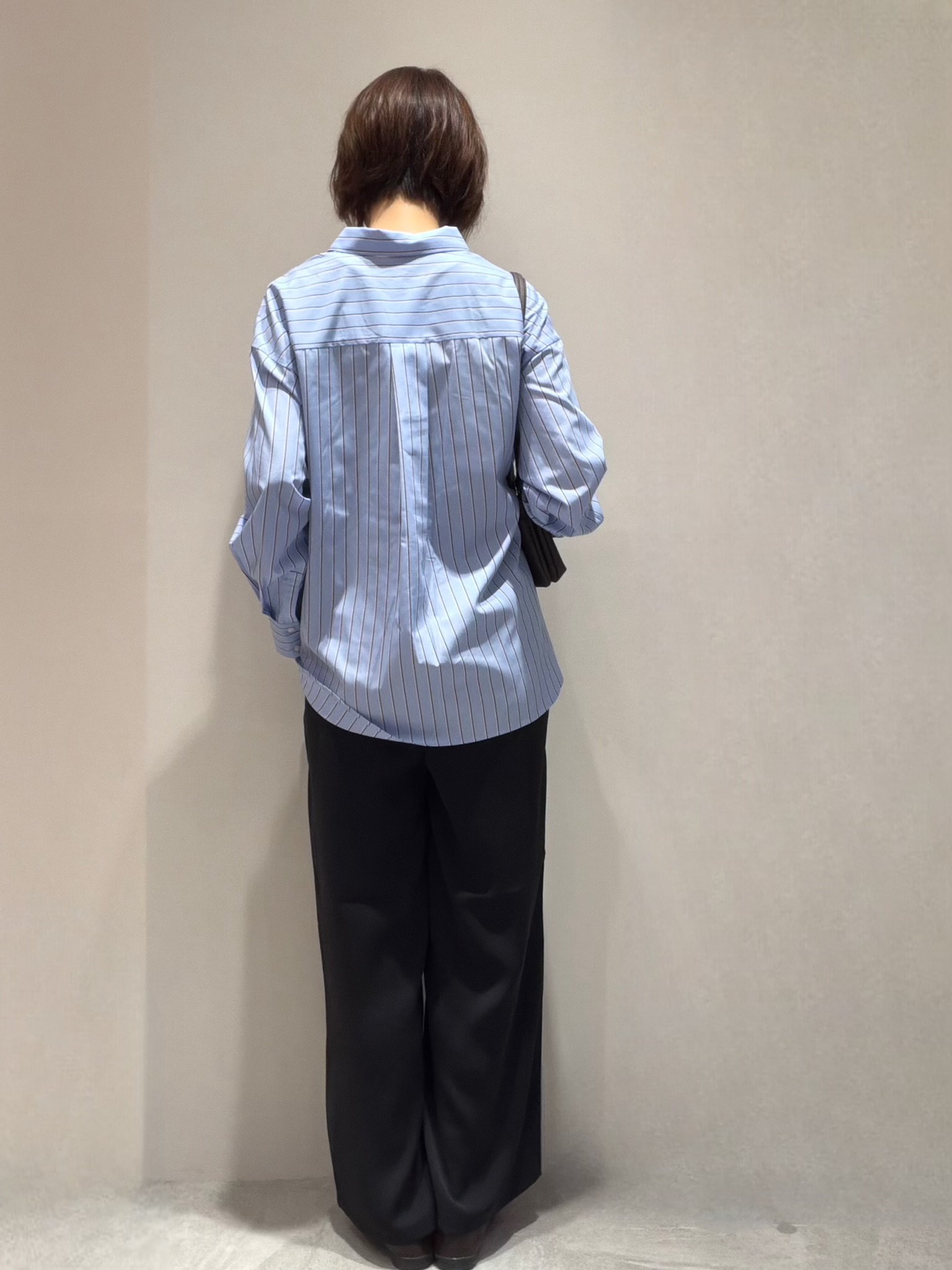 ふなきちさんの「OPAQUE.CLIP｜ベーシックシャツ／ストライプアソート【洗濯機OK】」を使ったコーディネート