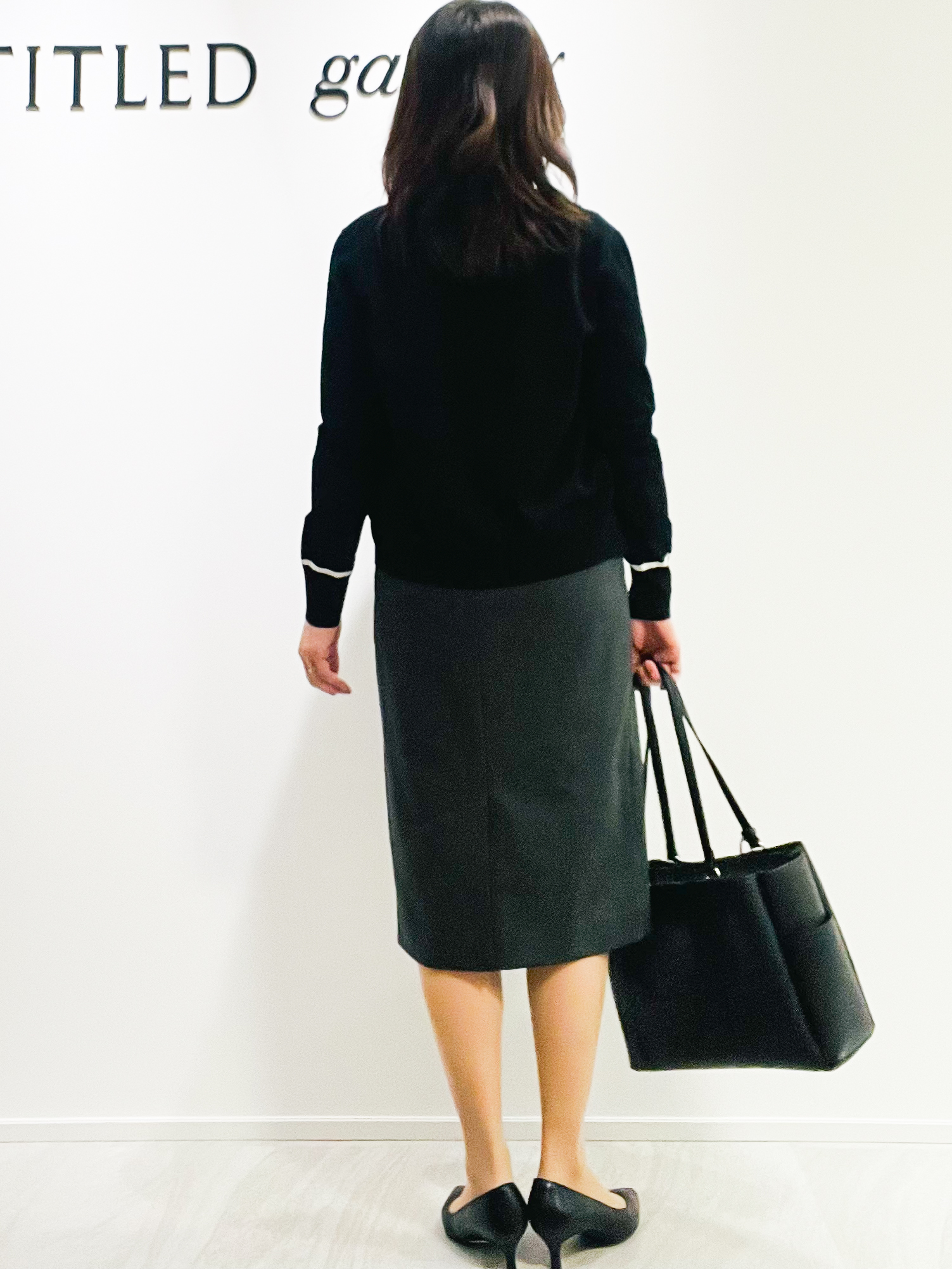 めいさんの「UNTITLED｜【アンサンブル可能/秋羽織り】コンパクトニットカーディガン」を使ったコーディネート