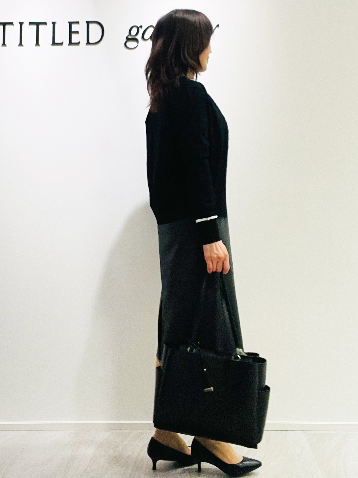 めいさんの「UNTITLED｜【アンサンブル可能/秋羽織り】コンパクトニットカーディガン」を使ったコーディネート