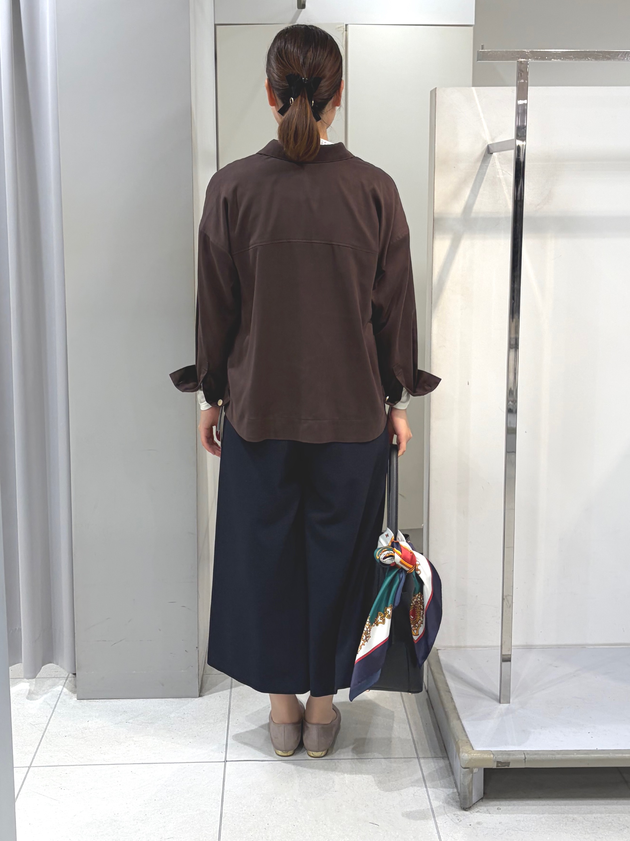 AZUSAさんの「Reflect｜【羽織◎】スエード調シャツ」を使ったコーディネート