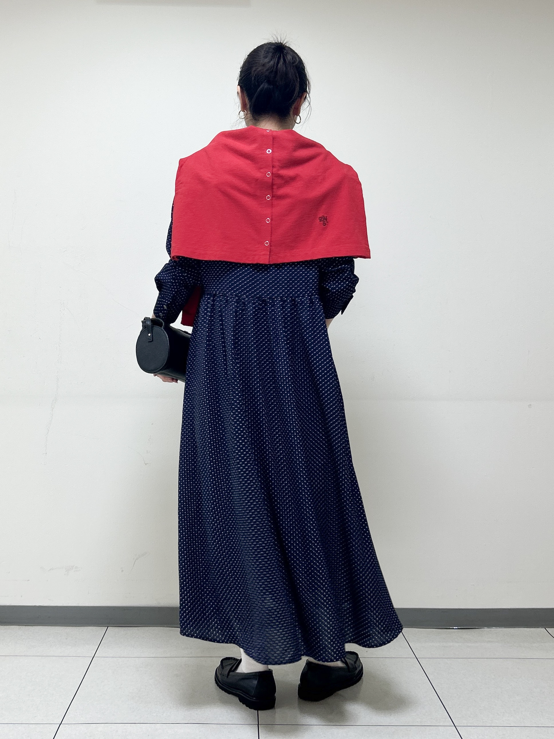 Kaiさんの「Dessin｜【手洗い可】ドットプリントワンピース」を使ったコーディネート