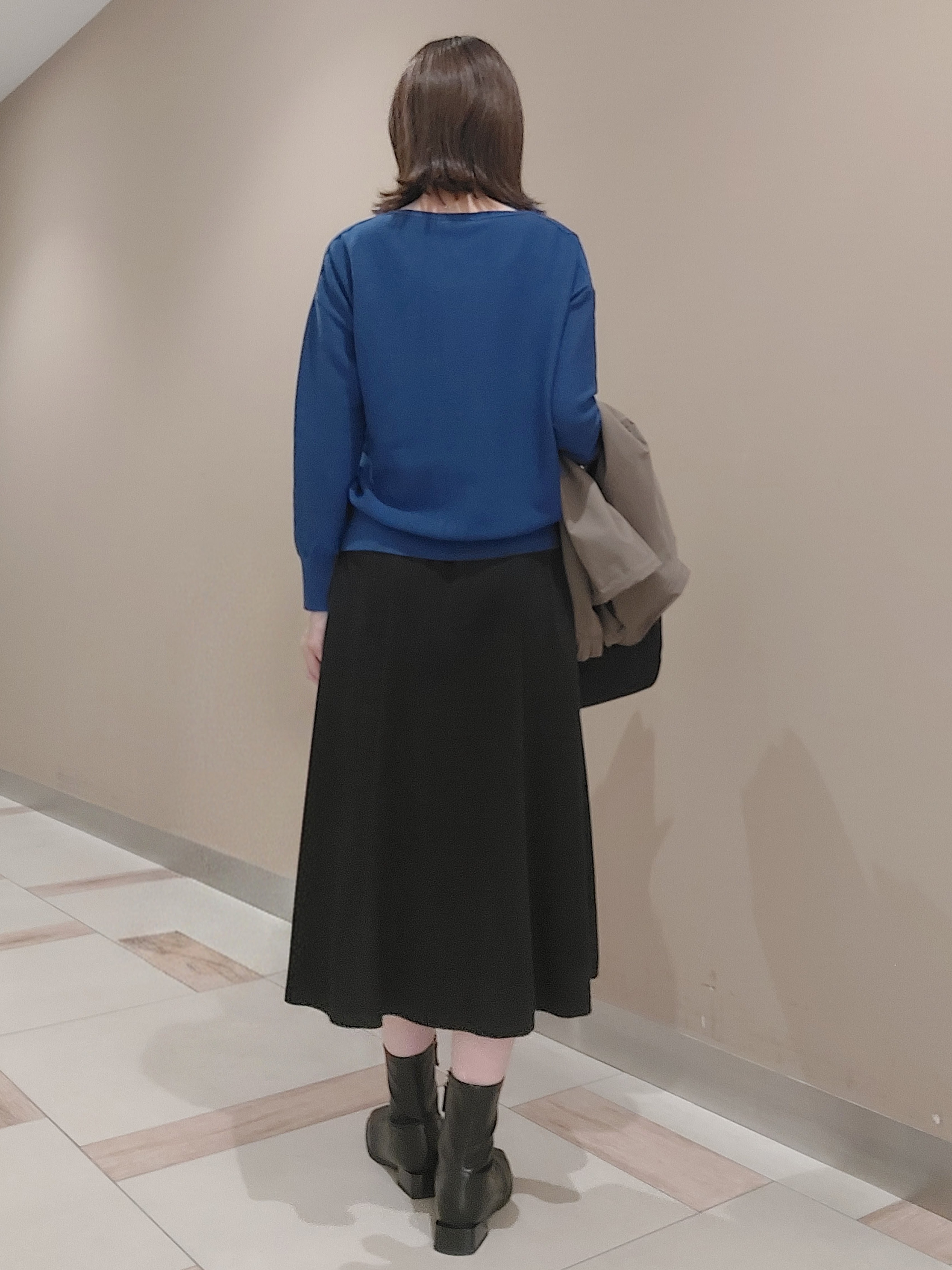 saiさんの「Reflect｜ボートネックニットトップス」を使ったコーディネート