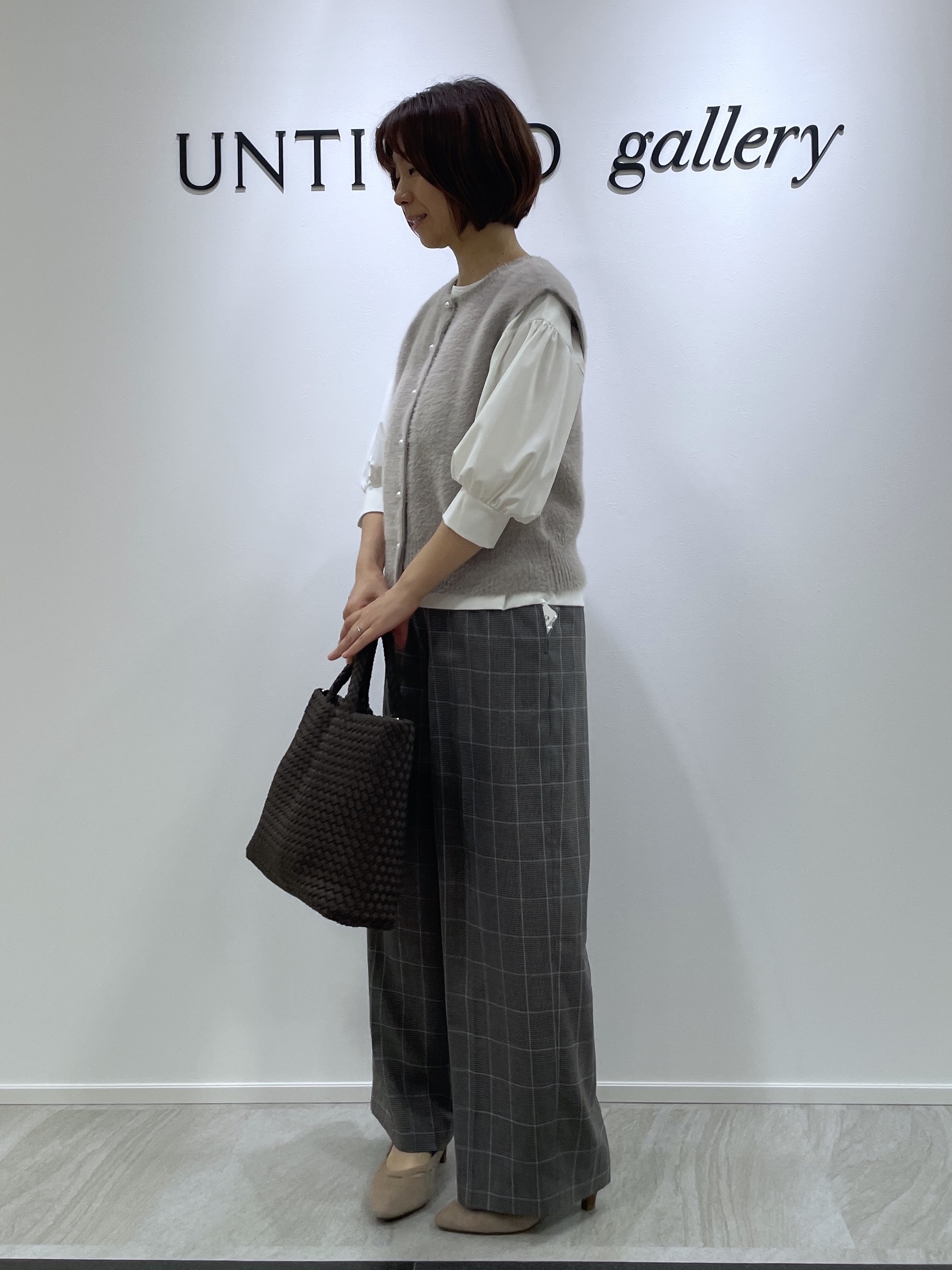 hanaさんの「UNTITLED｜【前後2WAY】ファーライクニットベスト」を使ったコーディネート