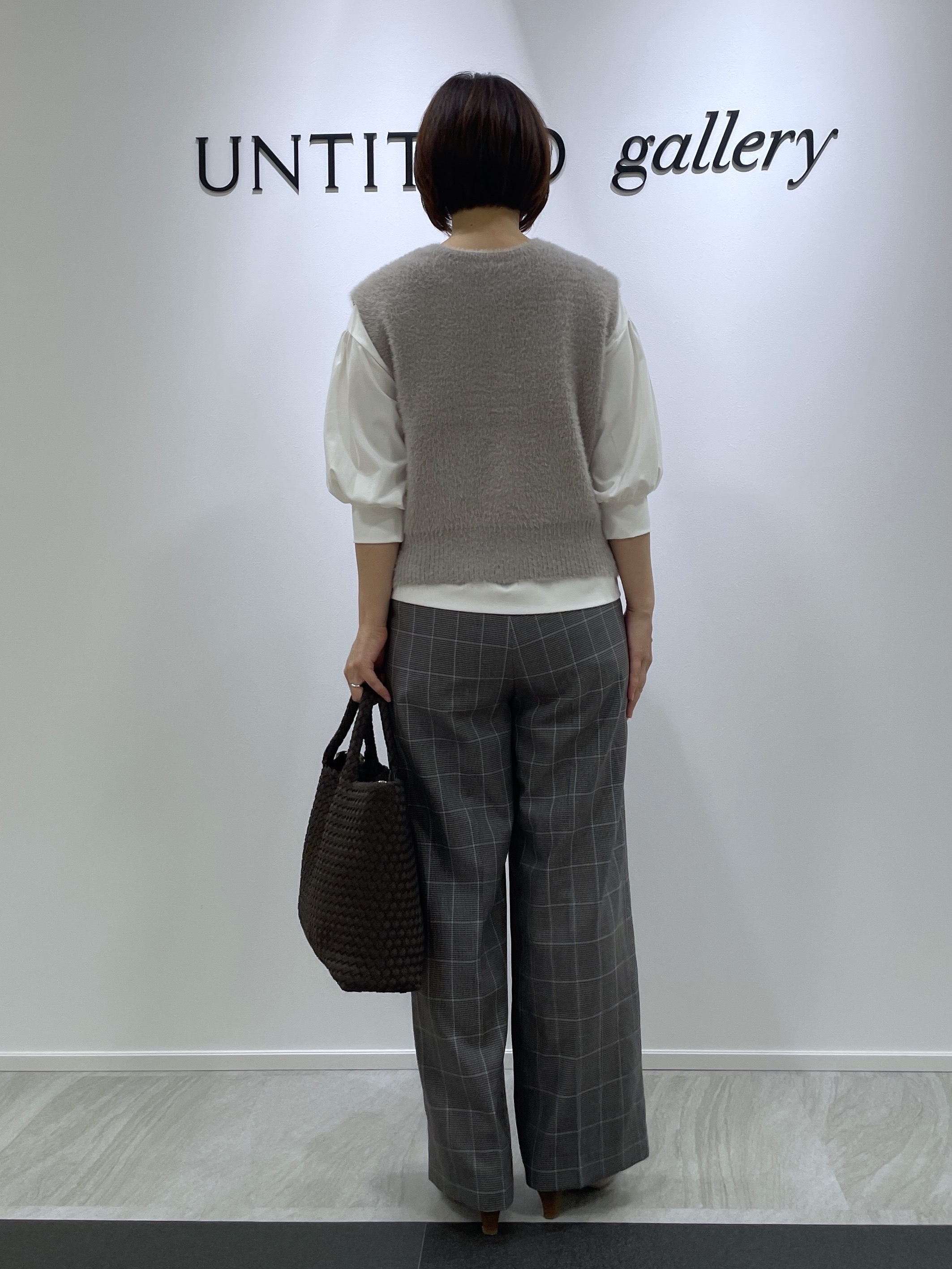 hanaさんの「UNTITLED｜【前後2WAY】ファーライクニットベスト」を使ったコーディネート