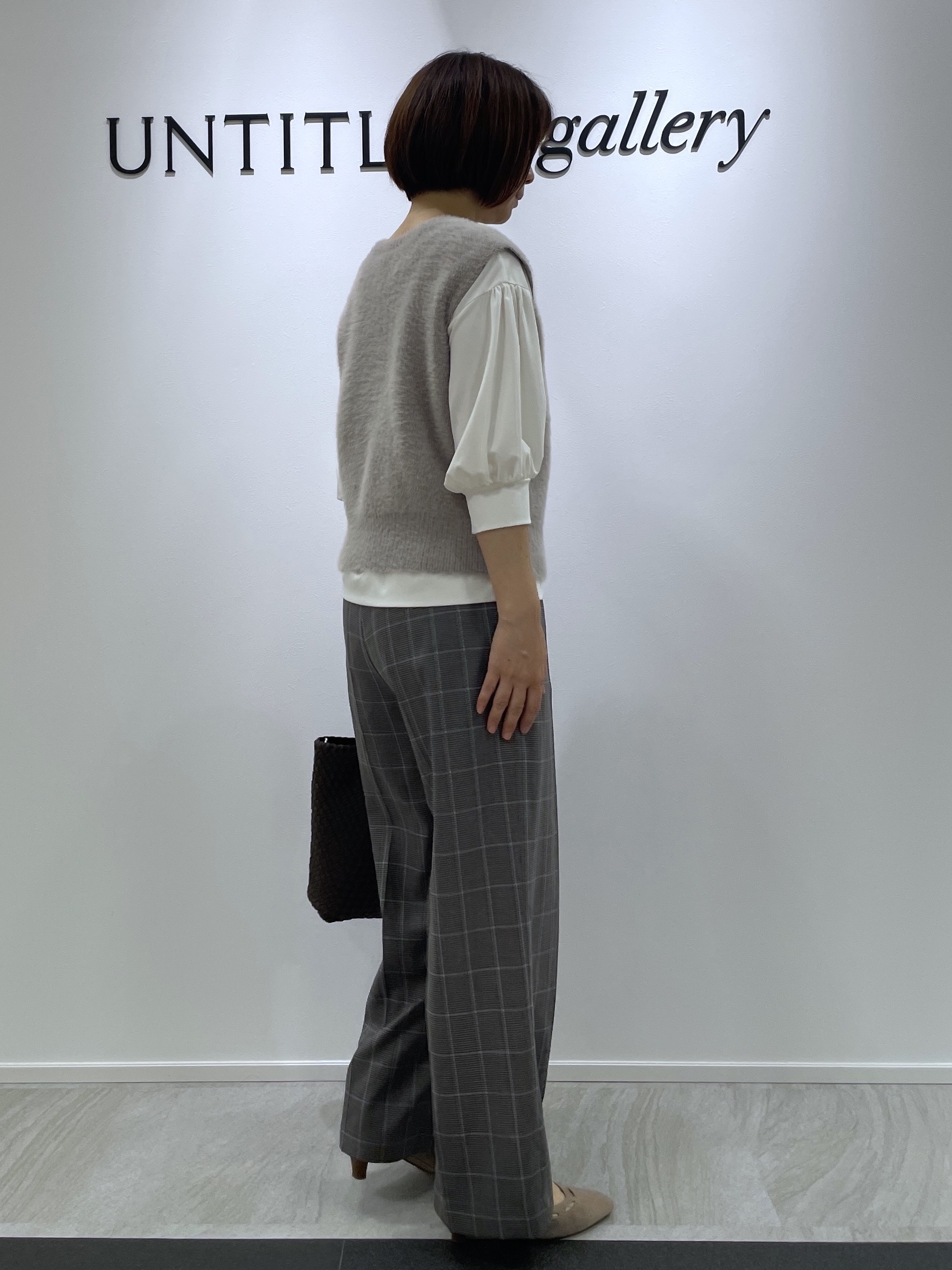 hanaさんの「UNTITLED｜【前後2WAY】ファーライクニットベスト」を使ったコーディネート
