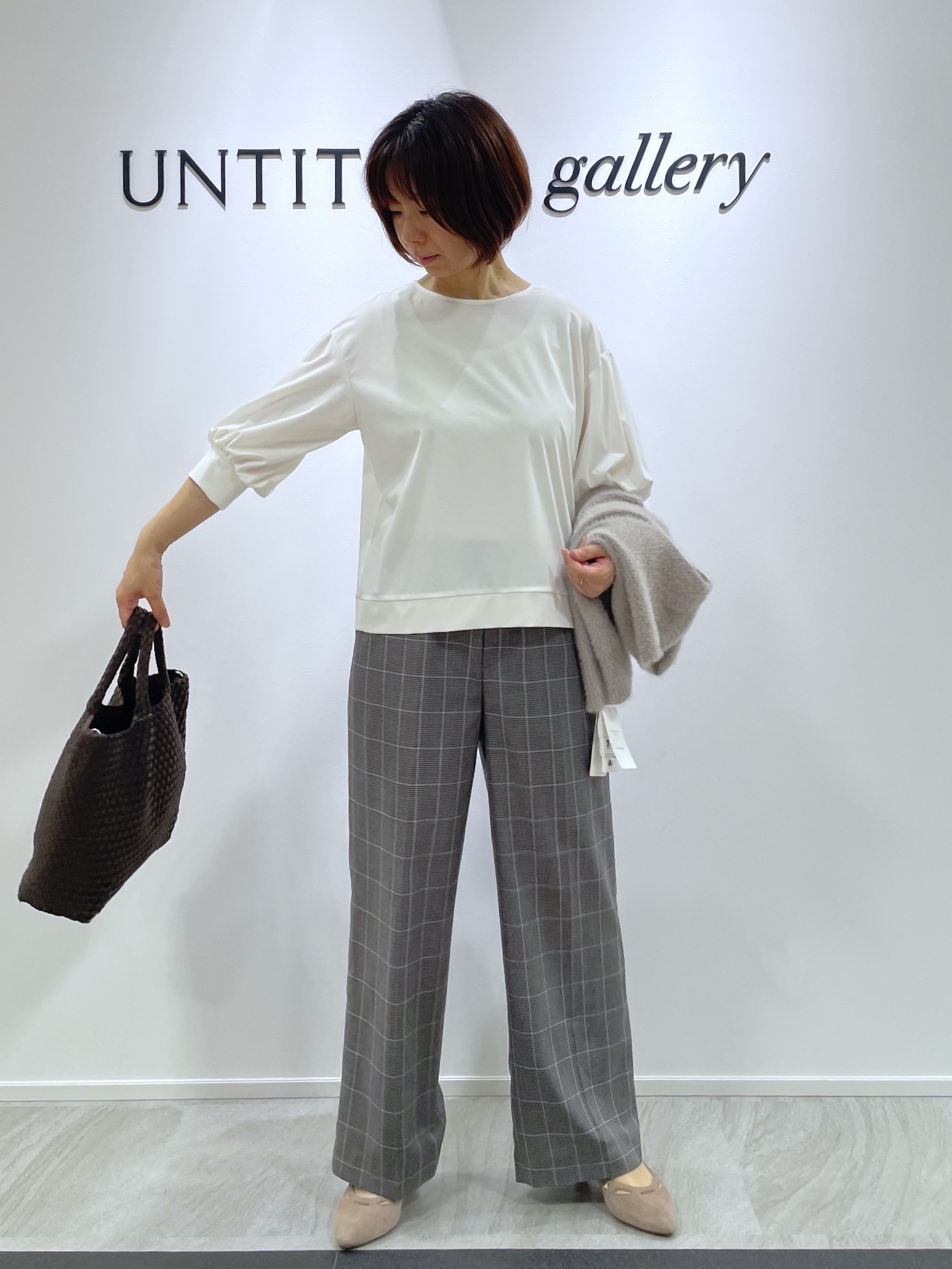 hanaさんの「UNTITLED｜【前後2WAY】ファーライクニットベスト」を使ったコーディネート