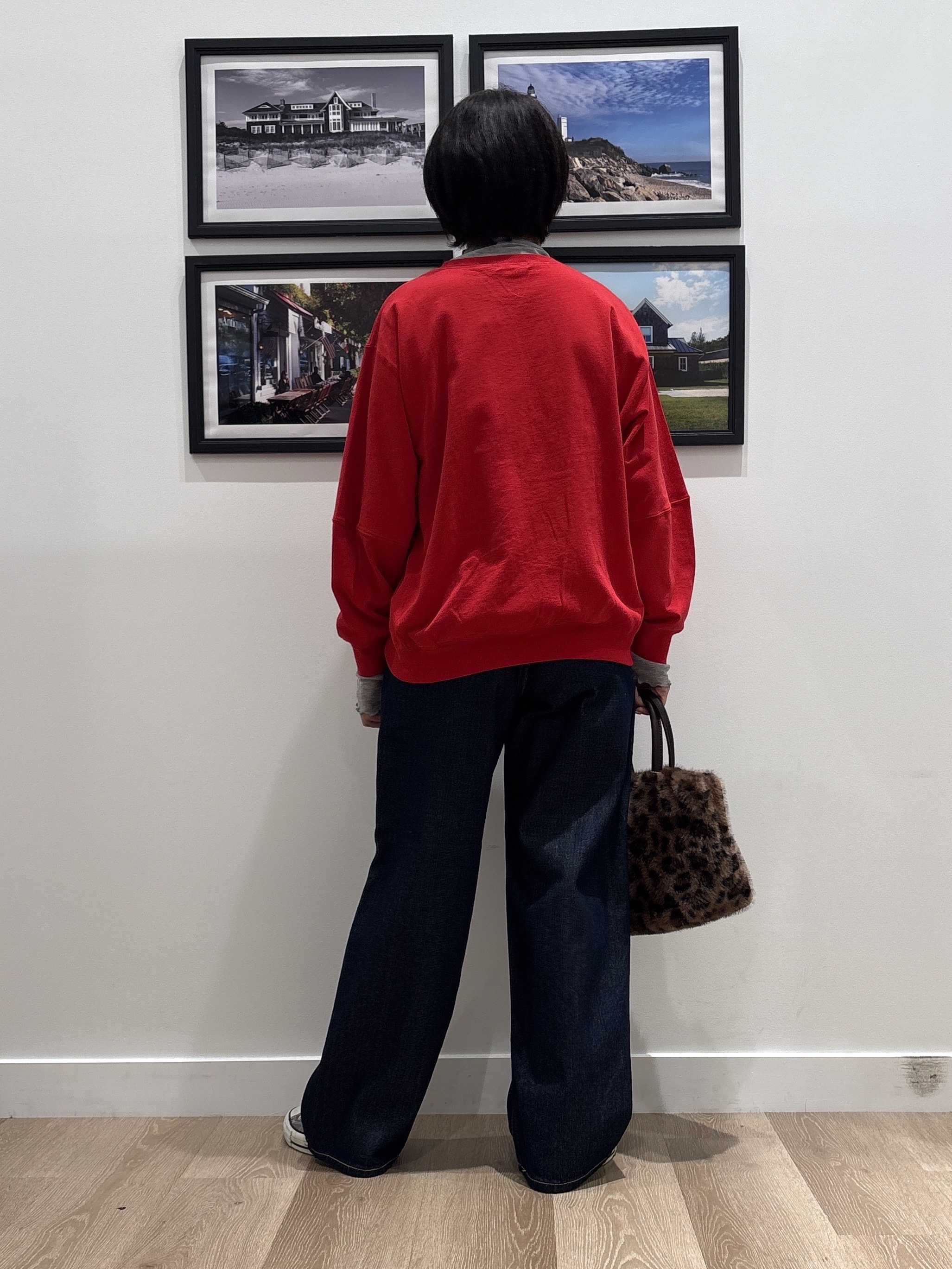 Naoさんの「Dessin｜【秋のレイヤードアイテム/洗える】シアー切り替えタートルプルオーバー」を使ったコーディネート