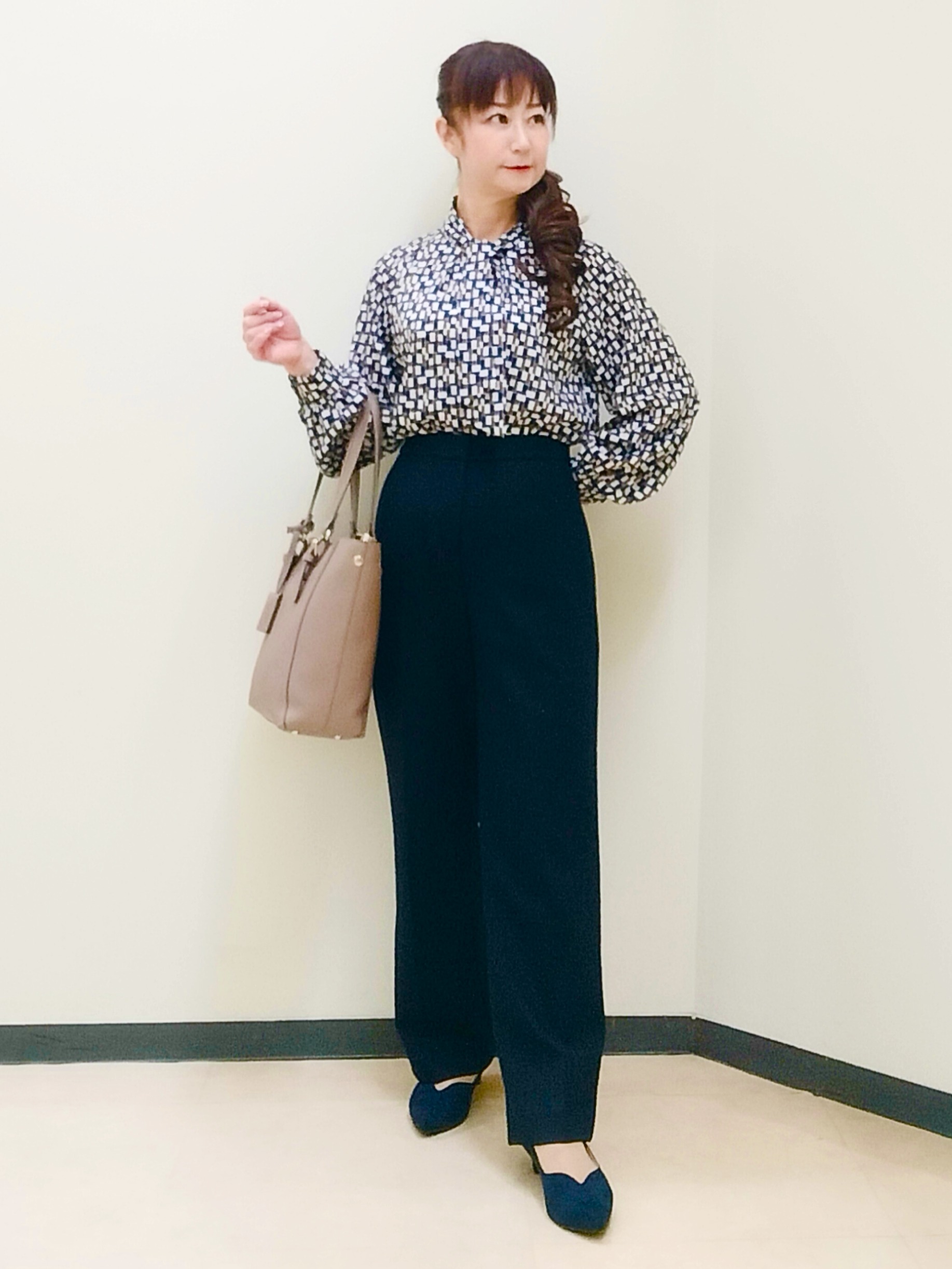 花さんの「Reflect｜【SS-4Lサイズ／セットアップ可】匠ジャケット／ロングテーラード」を使ったコーディネート