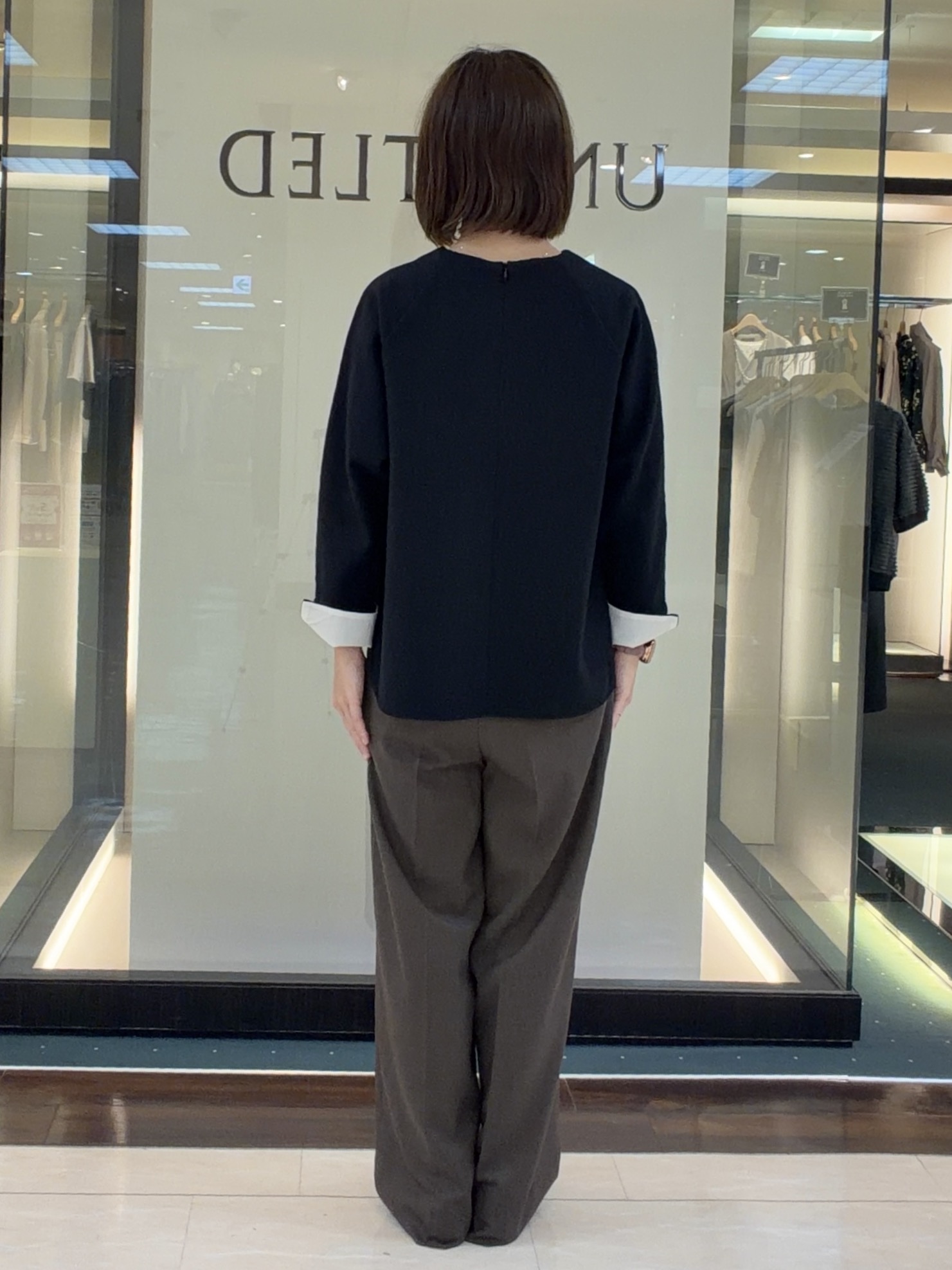 RIOさんの「UNTITLED｜【セットアップ可/スウェットライク】袖口シャツドッキングプルオーバー」を使ったコーディネート