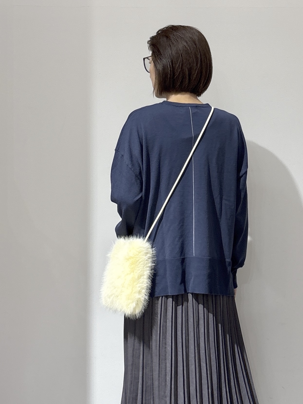 NAKAさんの「OPAQUE.CLIP｜リラクシークルーニット【洗濯機OK】」を使ったコーディネート