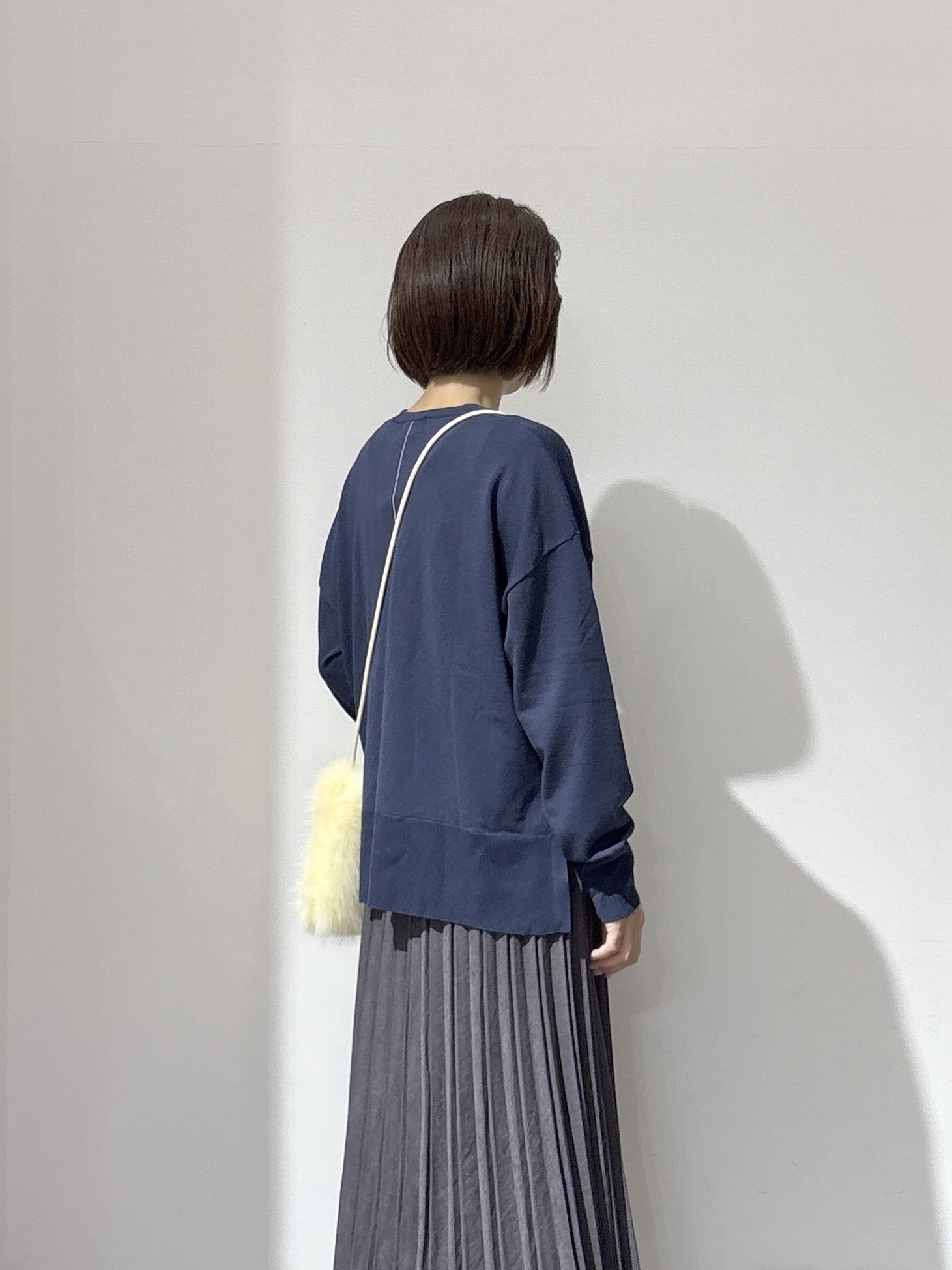 NAKAさんの「OPAQUE.CLIP｜リラクシークルーニット【洗濯機OK】」を使ったコーディネート