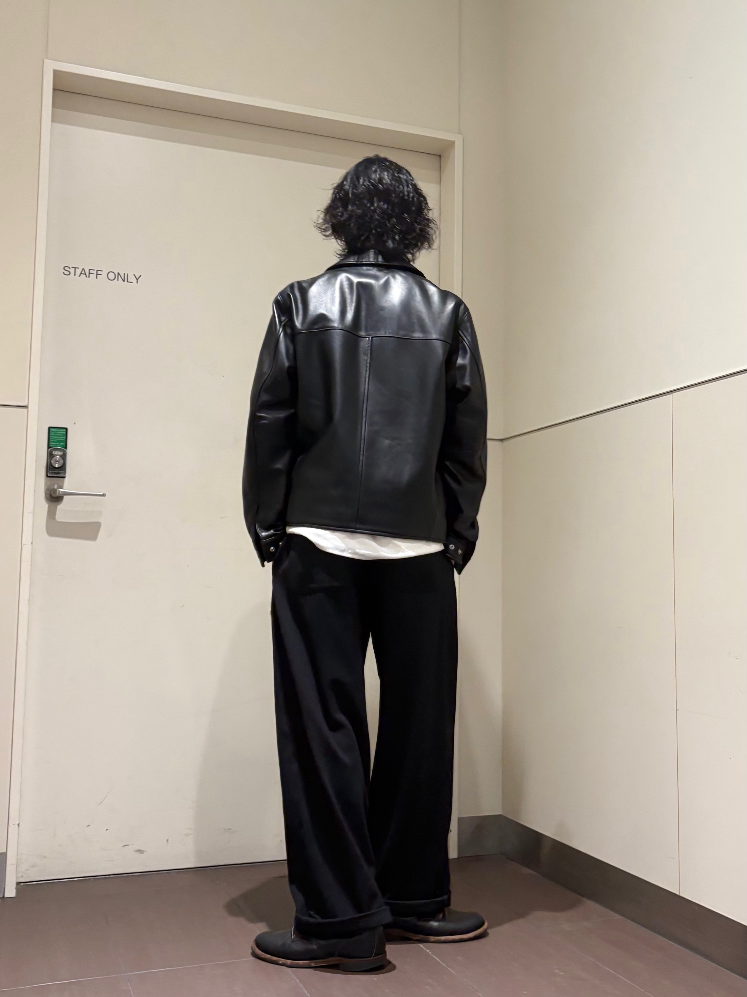 ナノシーさんの「tk.TAKEO KIKUCHI｜【本革】レザーブルゾン」を使ったコーディネート