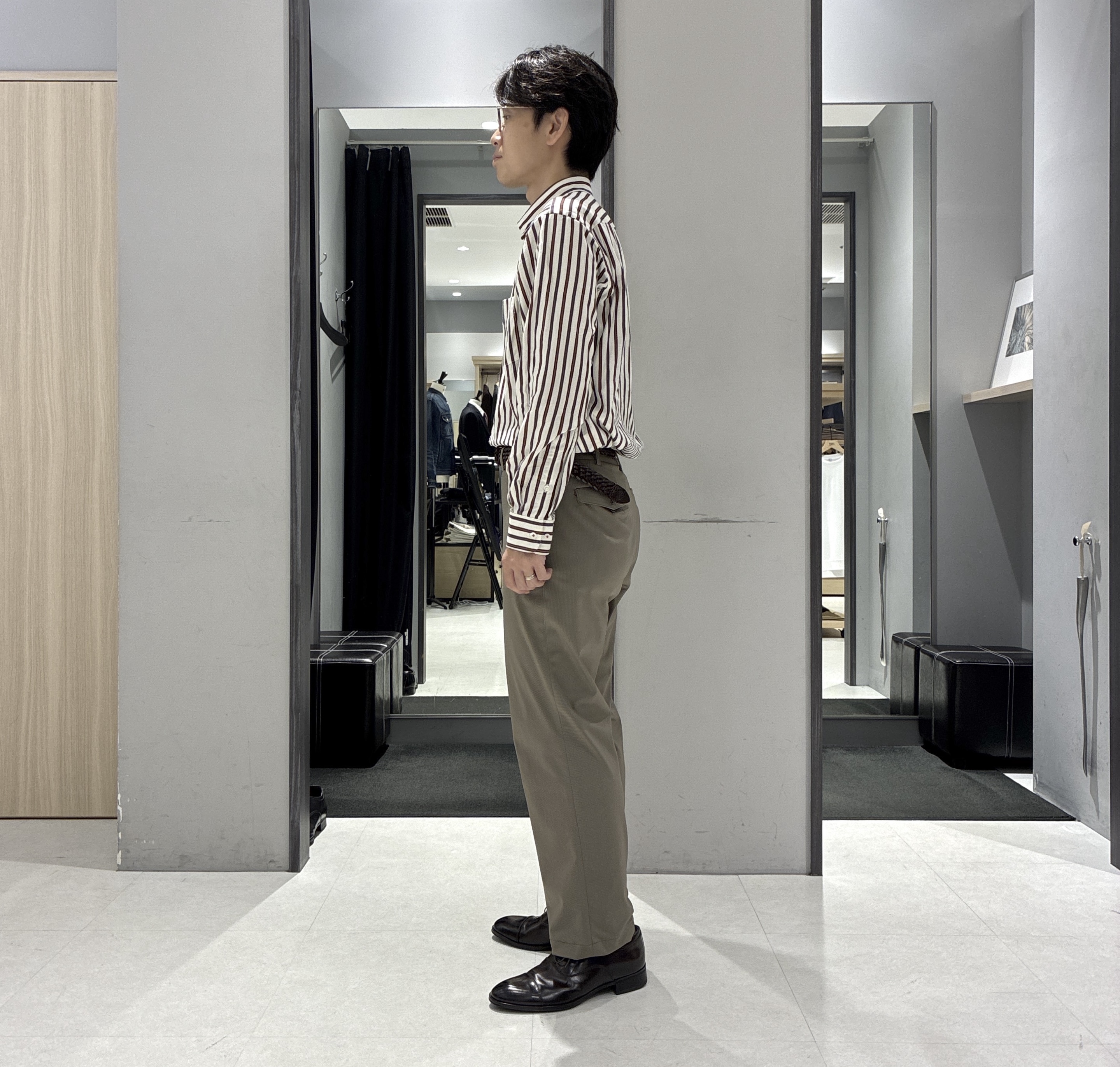 わいずみさんの「TAKEO KIKUCHI｜ウールライクキャットフット ジャケット」を使ったコーディネート