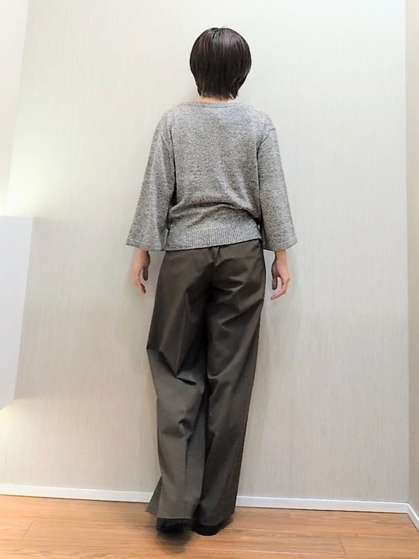 ミズタさんの「UNTITLED｜【アンサンブル可/手洗い可】杢調プルオーバーニット」を使ったコーディネート