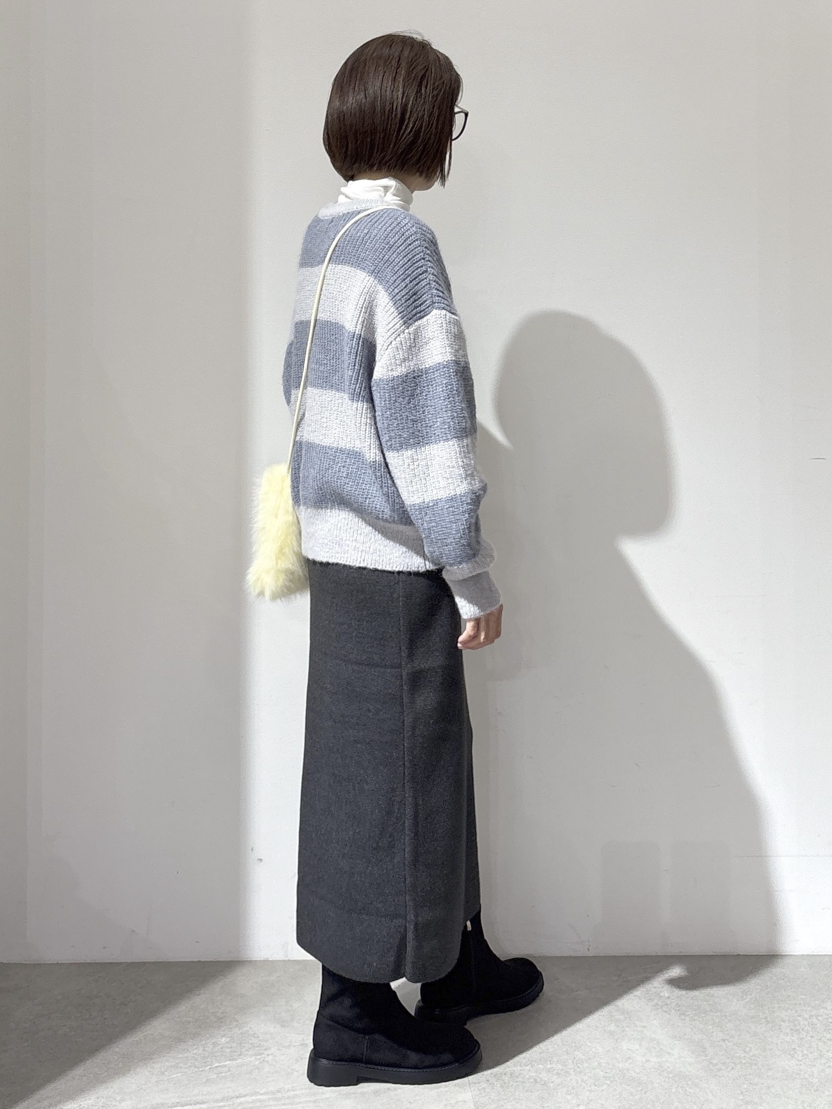NAKAさんの「OPAQUE.CLIP｜ワイドボーダーニット【洗濯機OK】」を使ったコーディネート