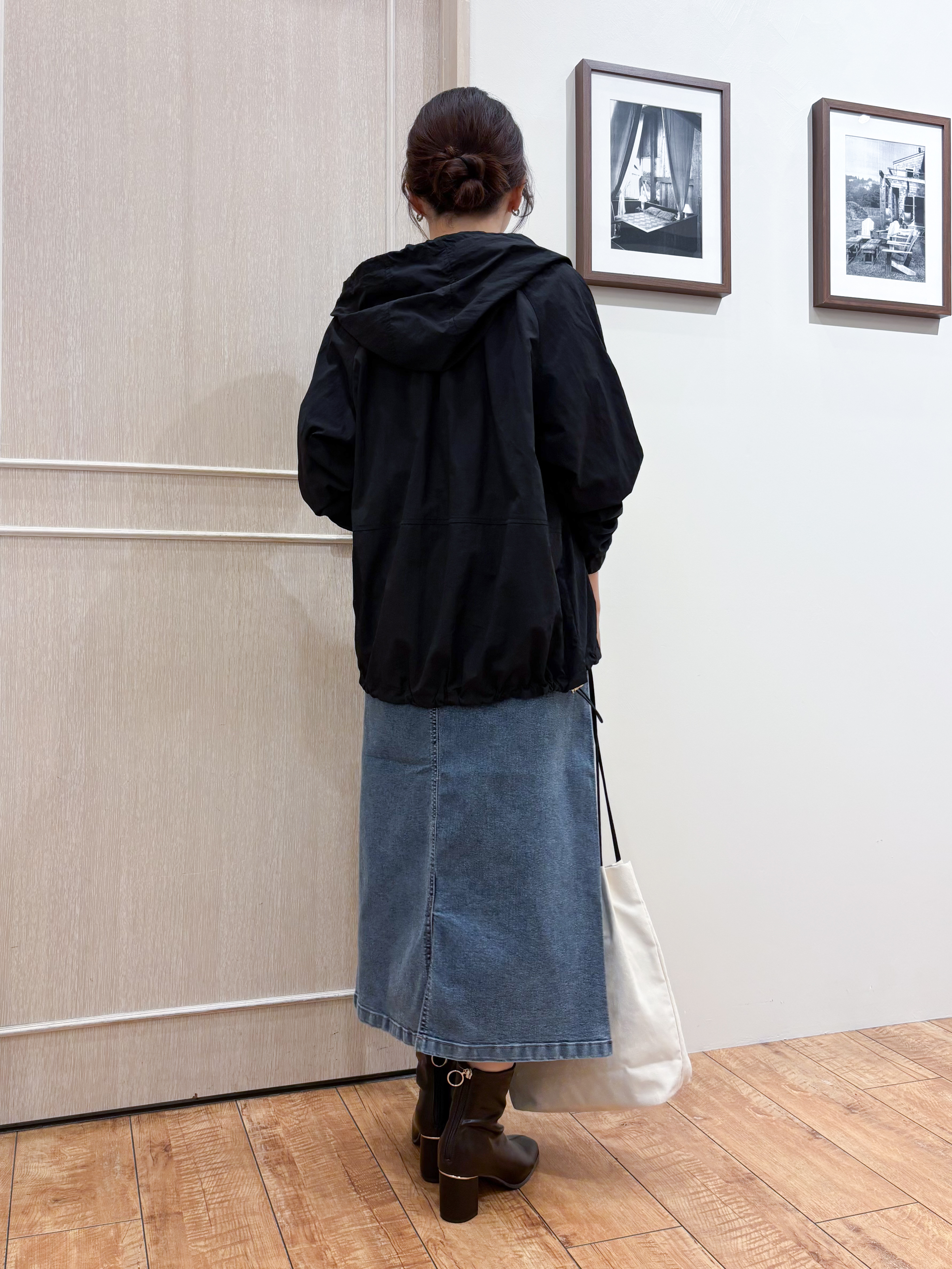 なみさんの「SHOO･LA･RUE｜【S-LL/撥水】ゴールドパーツで女性らしく ギャザーブルゾン」を使ったコーディネート