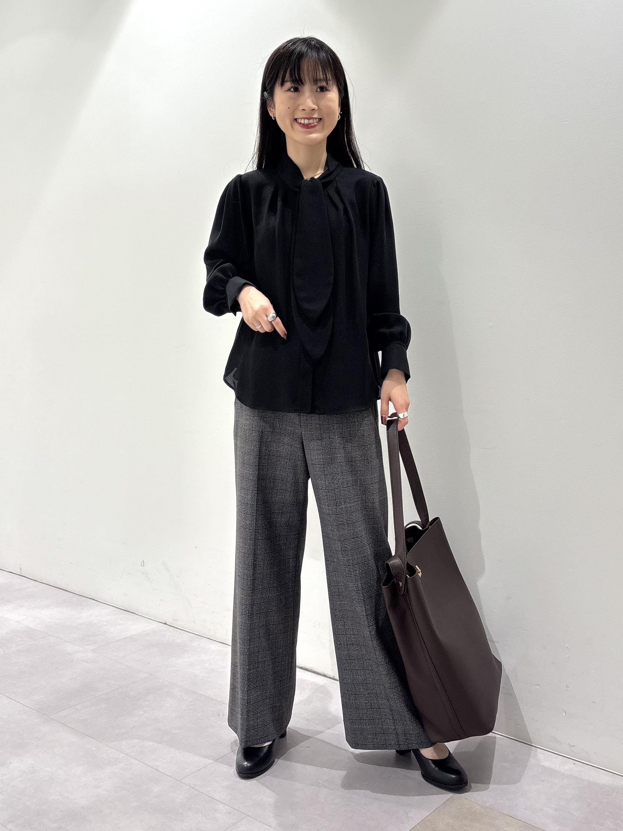 KEIKOさんの「INDIVI｜【洗濯機OK／ストレッチ◎】秋はじめのダブルジャケット」を使ったコーディネート