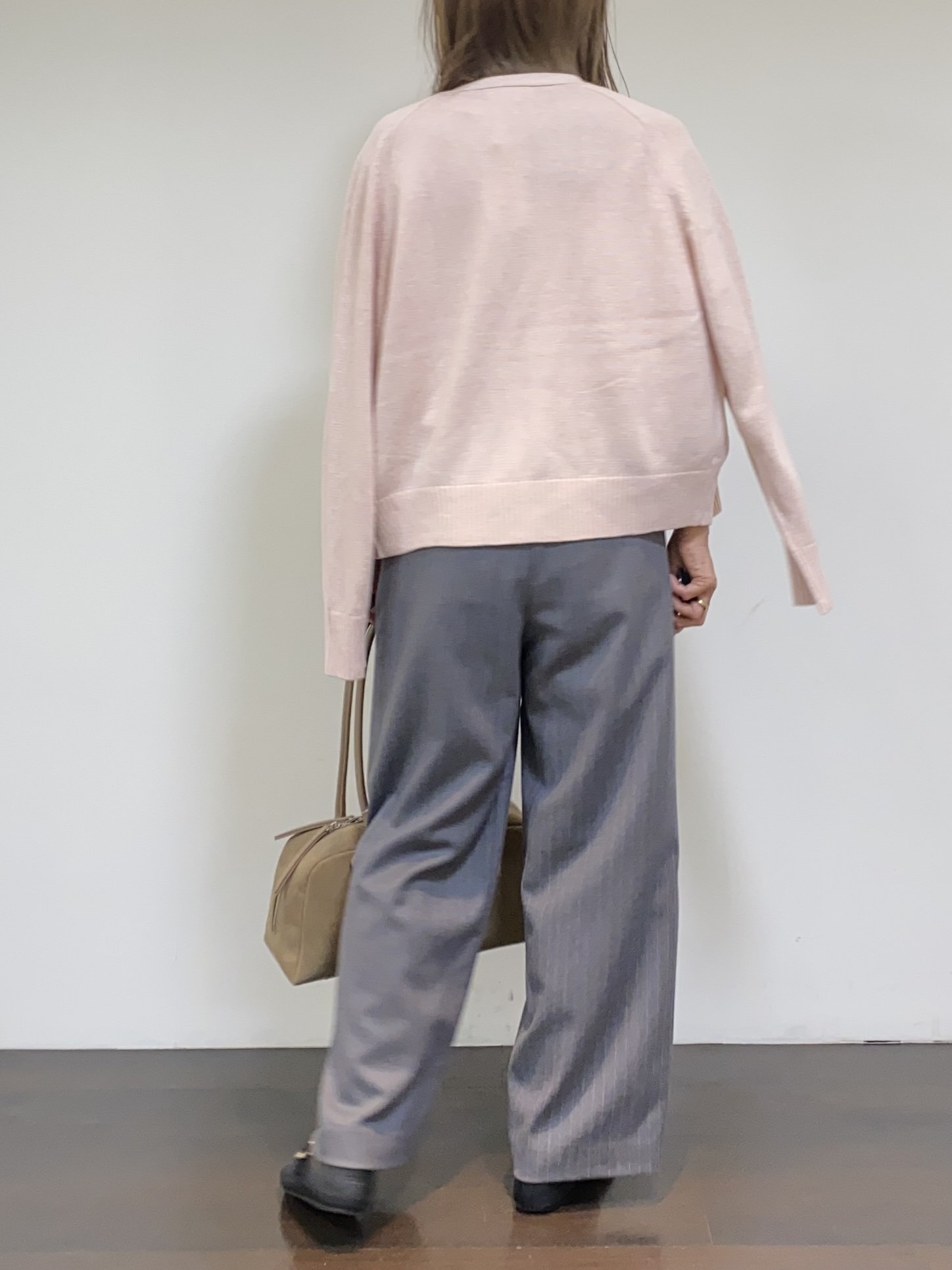 tomoさんの「UNTITLED｜【アンサンブル可/秋羽織り】杢調ジップカーディガン」を使ったコーディネート