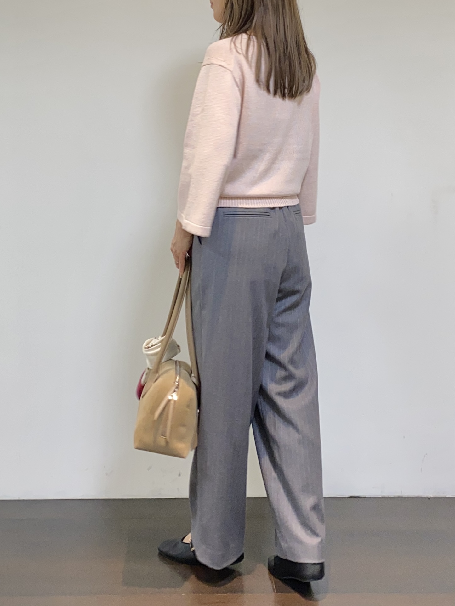 tomoさんの「UNTITLED｜【アンサンブル可/秋羽織り】杢調ジップカーディガン」を使ったコーディネート