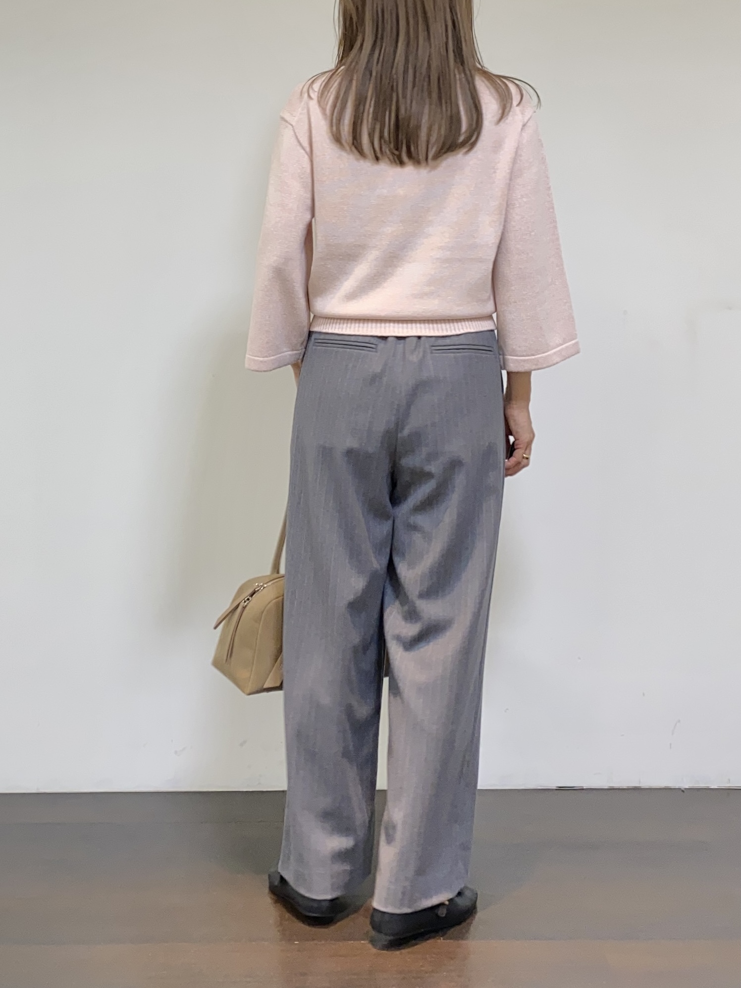 tomoさんの「UNTITLED｜【アンサンブル可/秋羽織り】杢調ジップカーディガン」を使ったコーディネート