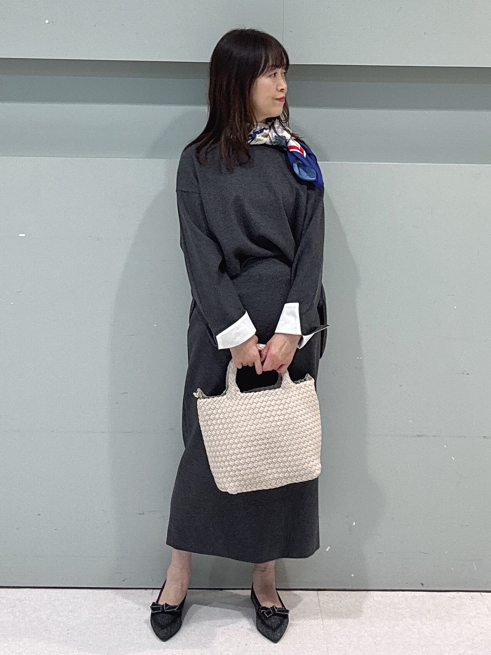 makiさんの「UNTITLED｜【セットアップ可/スウェットライク】袖口シャツドッキングプルオーバー」を使ったコーディネート