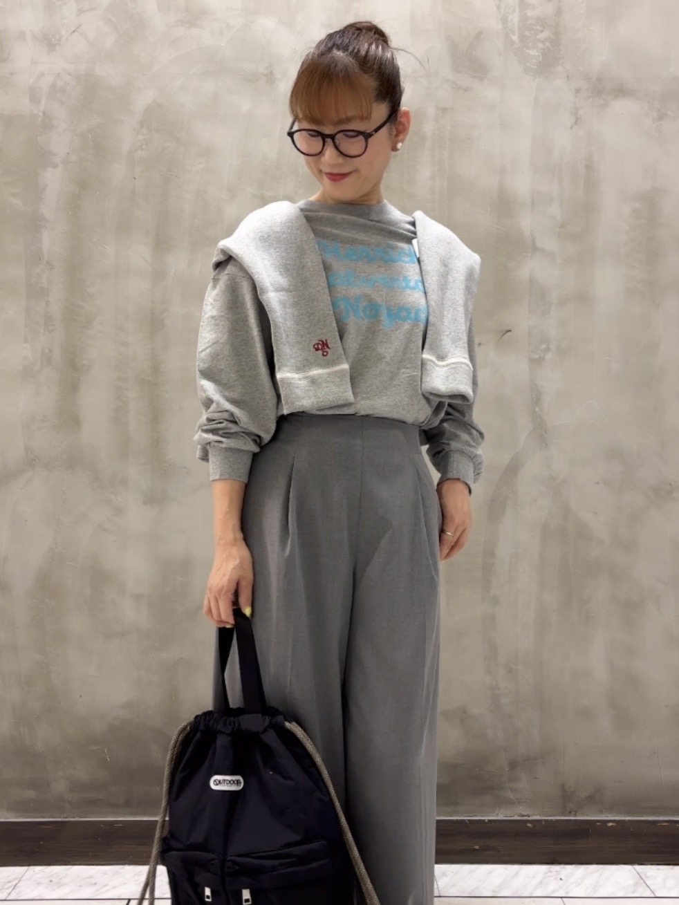 Yasucoさんの「Dessin｜【洗える】オーガニックコットン ロングスリーブTシャツ」を使ったコーディネート
