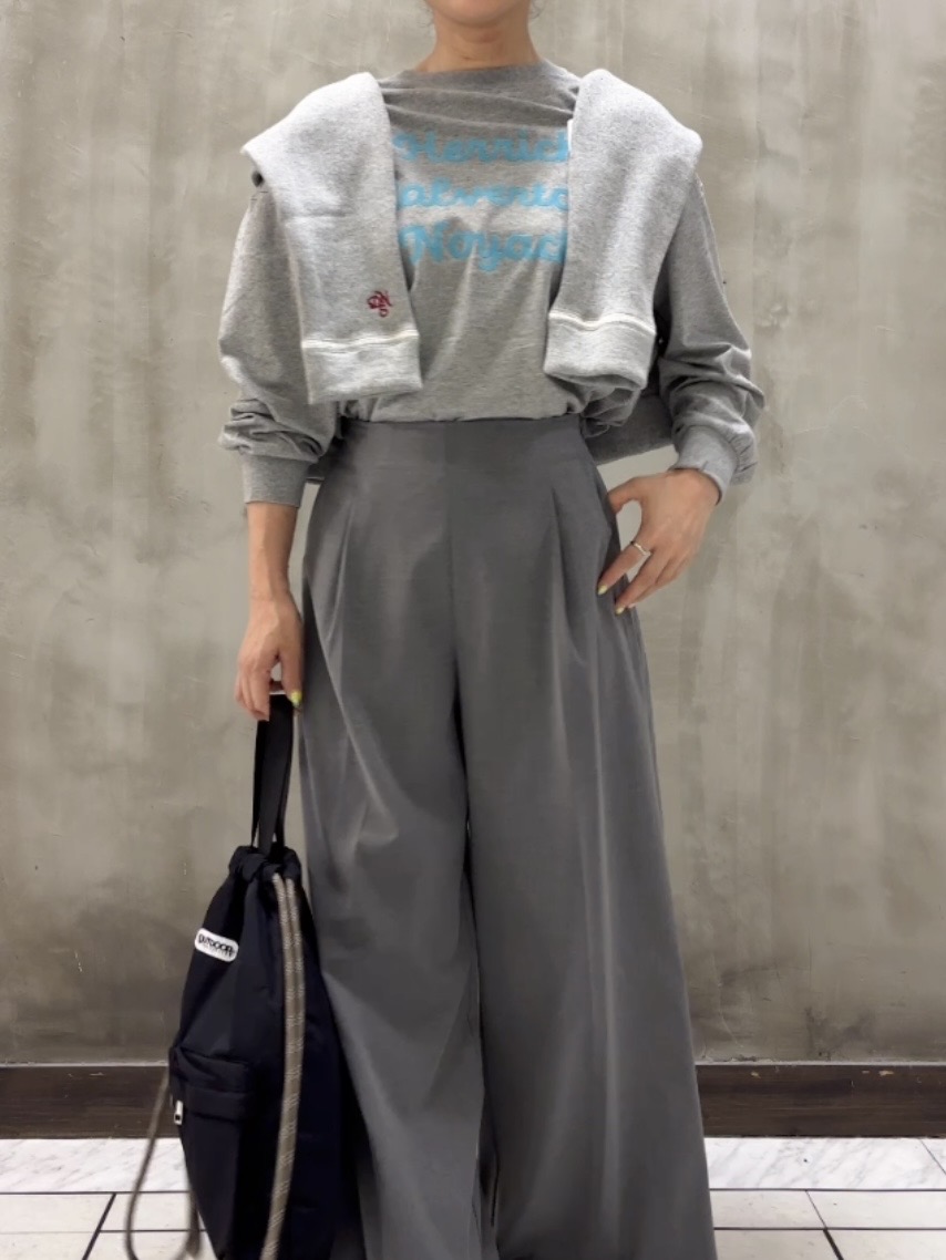 Yasucoさんの「Dessin｜【洗える】オーガニックコットン ロングスリーブTシャツ」を使ったコーディネート