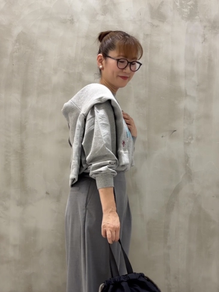 Yasucoさんの「Dessin｜【洗える】オーガニックコットン ロングスリーブTシャツ」を使ったコーディネート