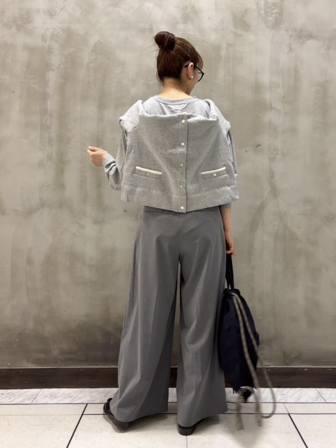 Yasucoさんの「Dessin｜【洗える】オーガニックコットン ロングスリーブTシャツ」を使ったコーディネート
