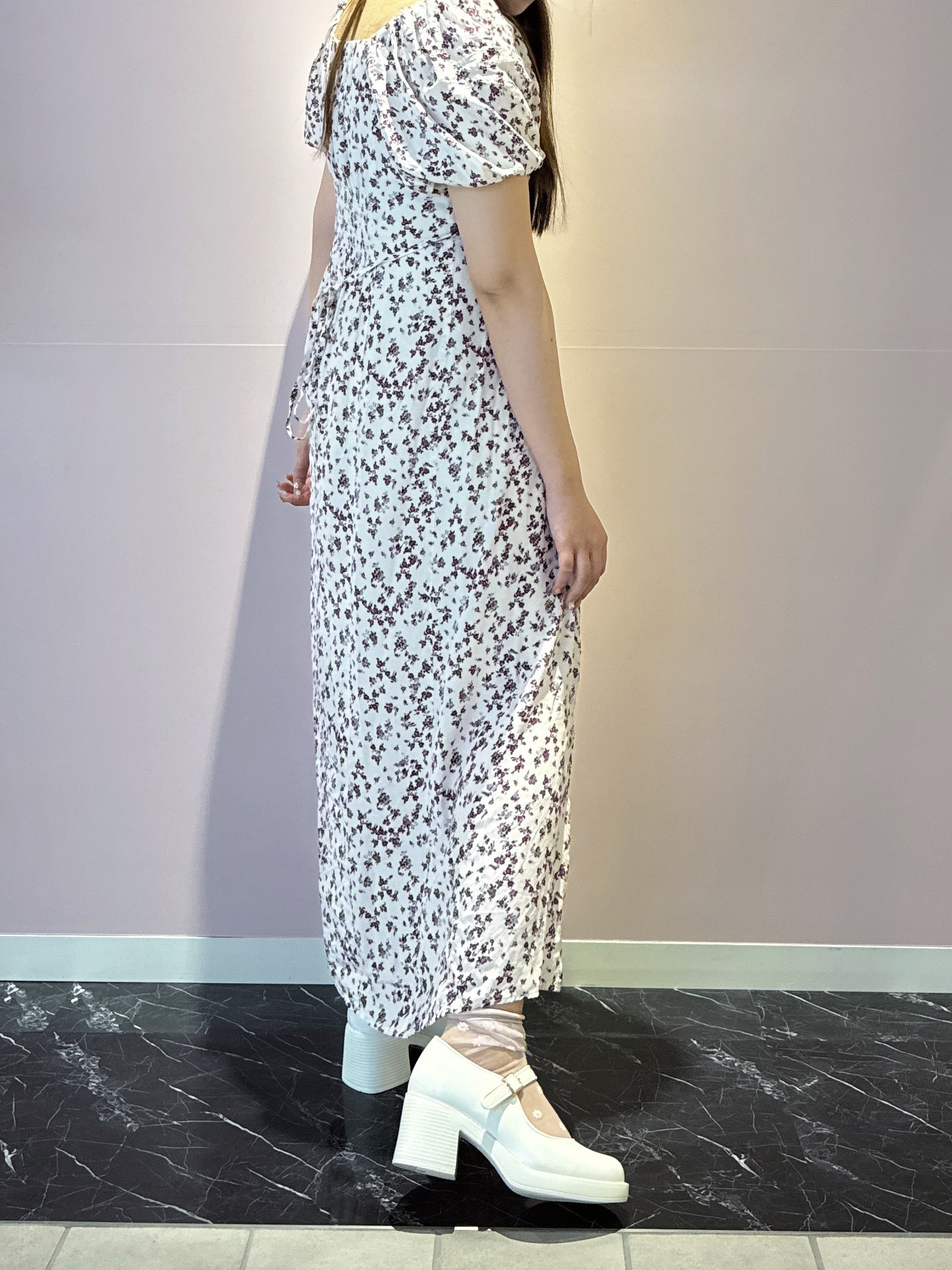 neinaさんの「ESPERANZA｜プラットフォームメリージェーンパンプス」を使ったコーディネート