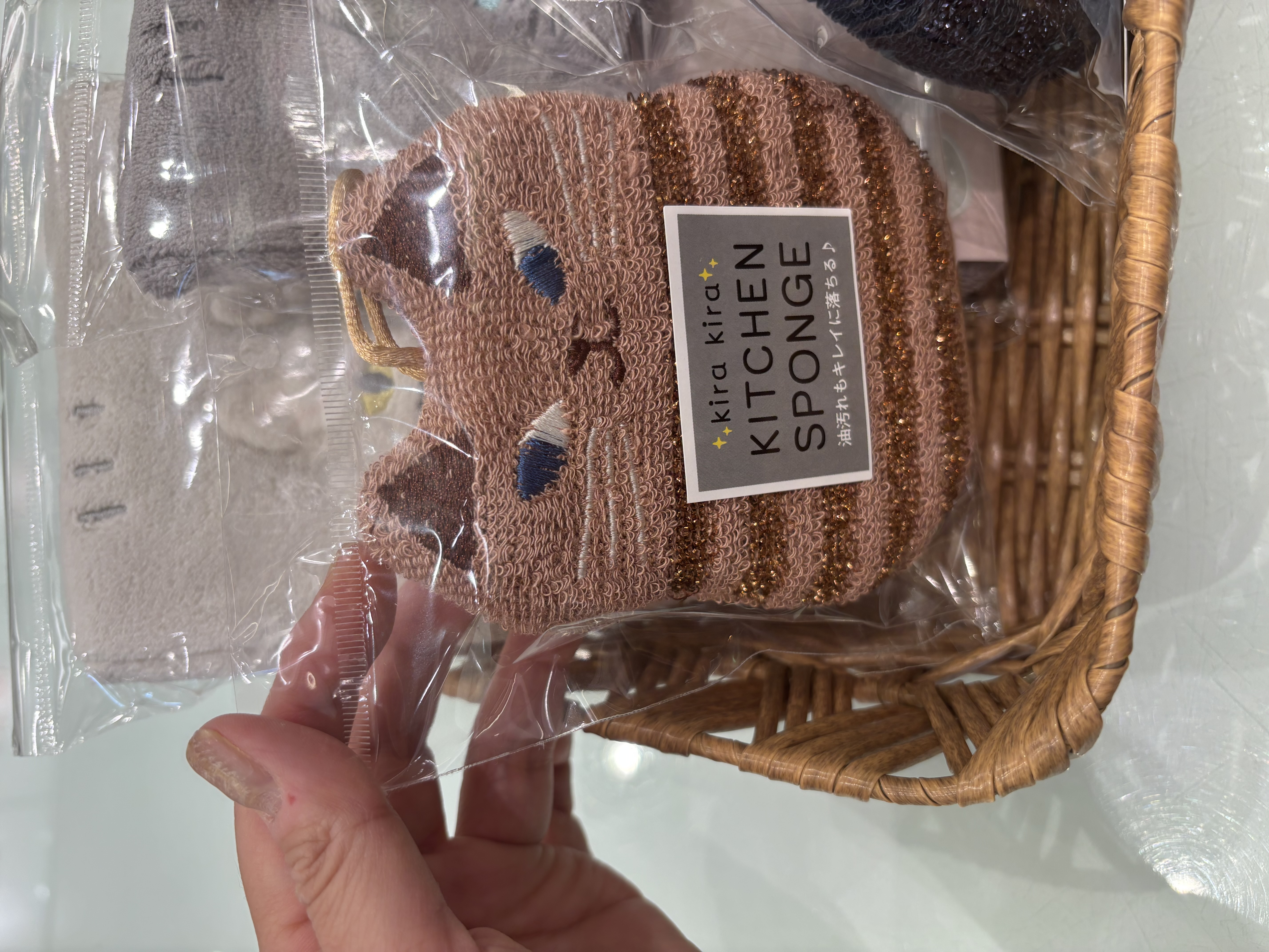 knさんの「212 KITCHEN STORE｜きらきらキッツチンスポンジ ネコ BR」を使ったコーディネート