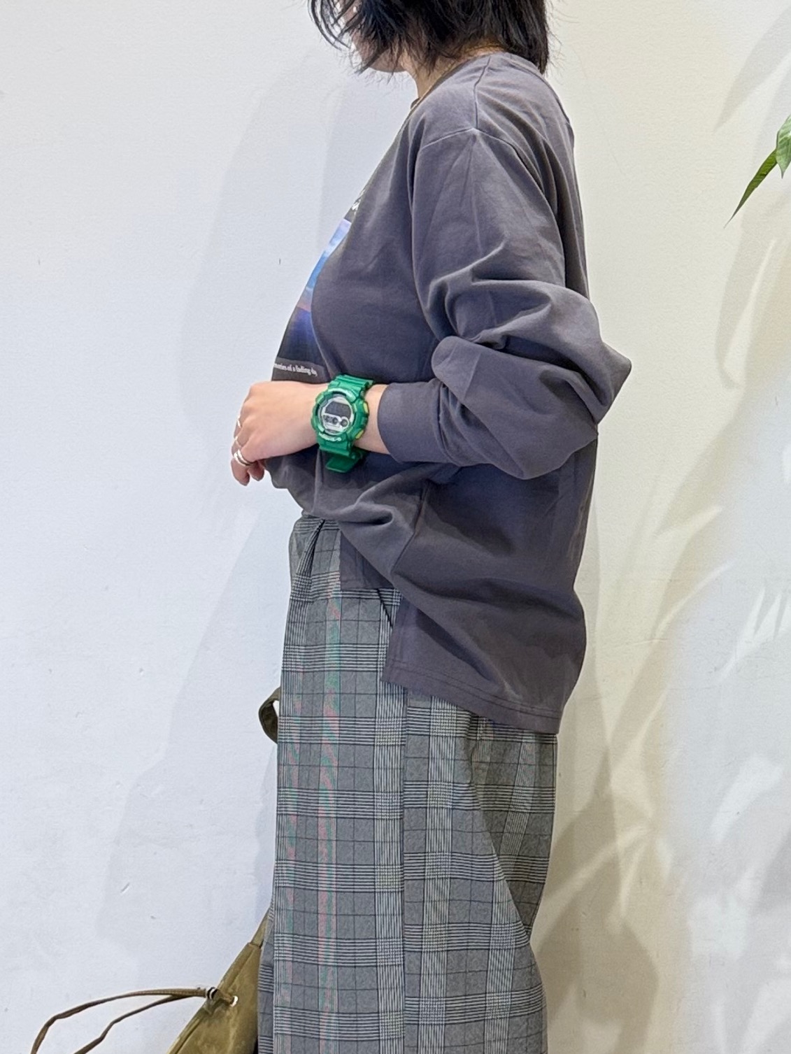 misakiさんの「SHOO･LA･RUE｜【S-LL】デイリー使いに 選べる6柄プリントロンT」を使ったコーディネート